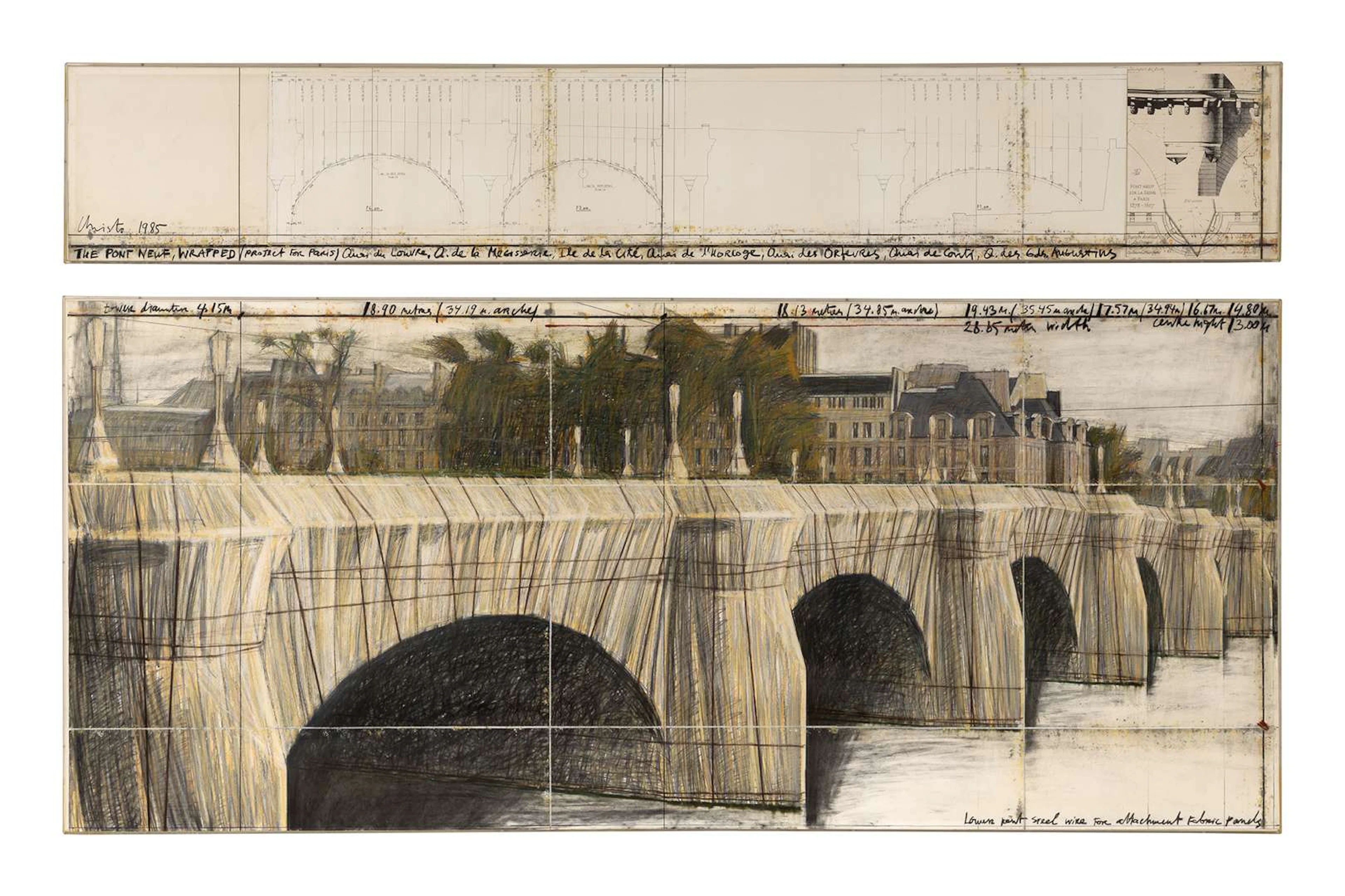 Christo (1935–2020) and Jeanne-Claude (1935–2009), The Pont Neuf