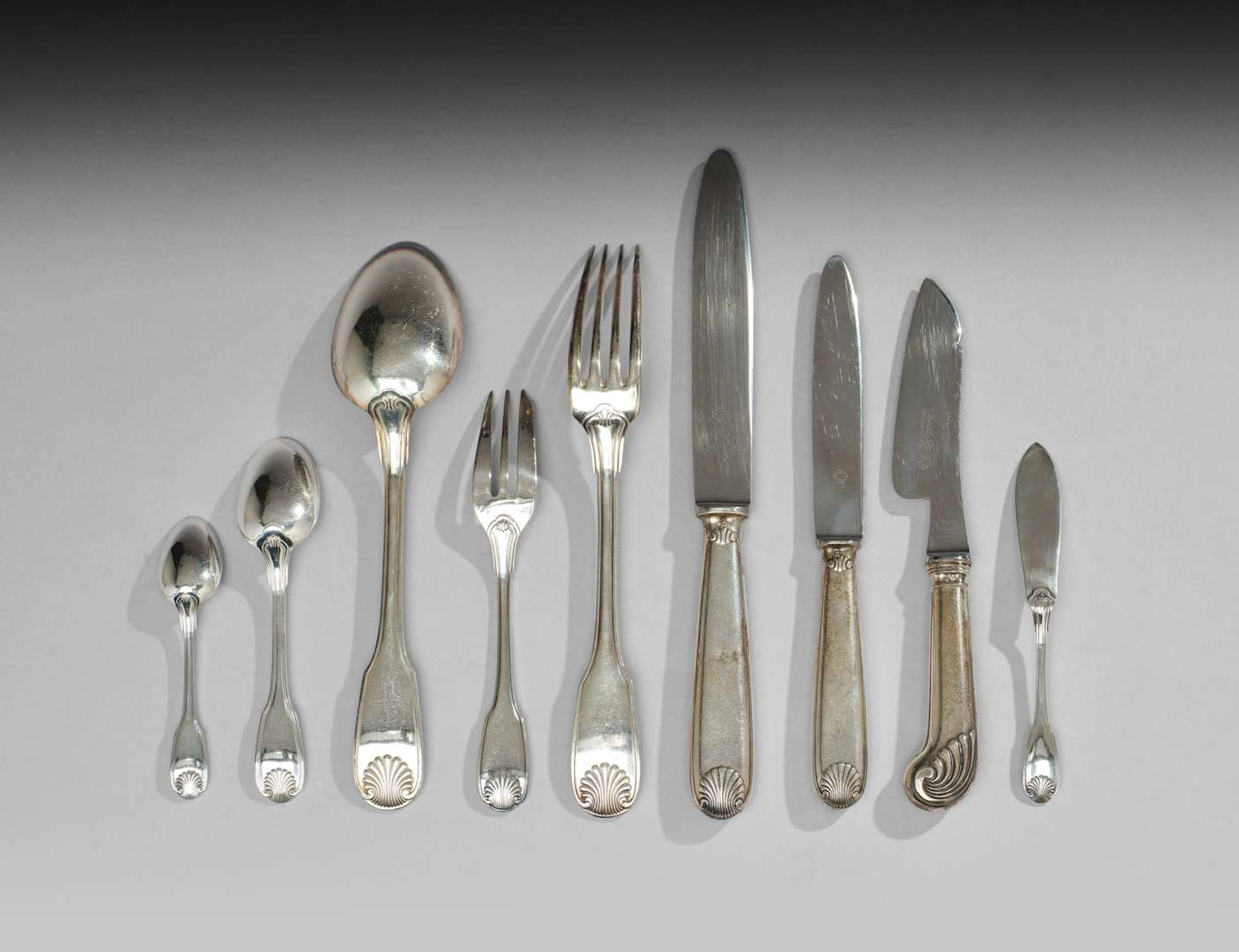 CHRISTOFLE, Blended family set, Vendôme range.