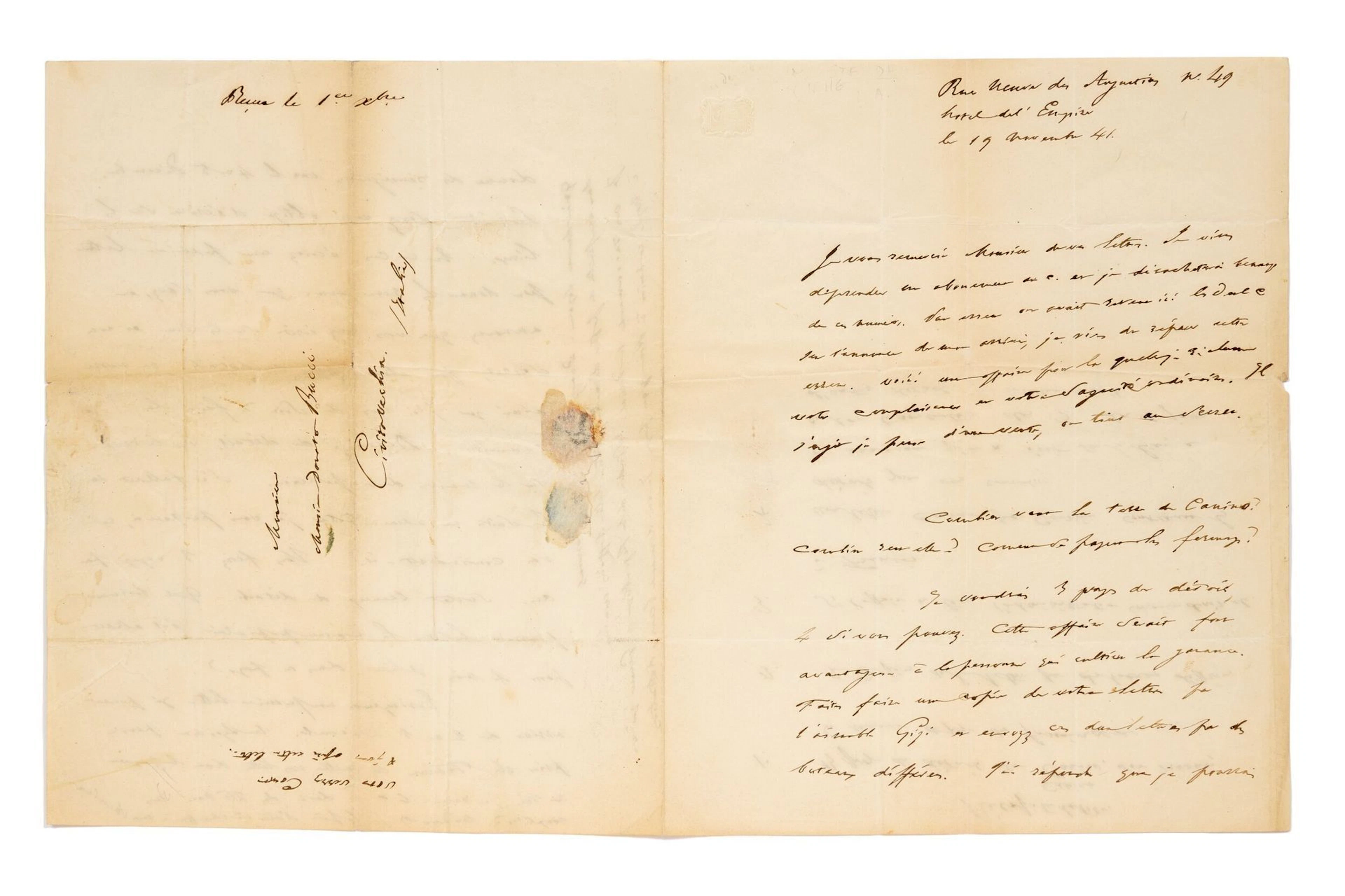 STENDHAL (1783-1842) - Lot 218