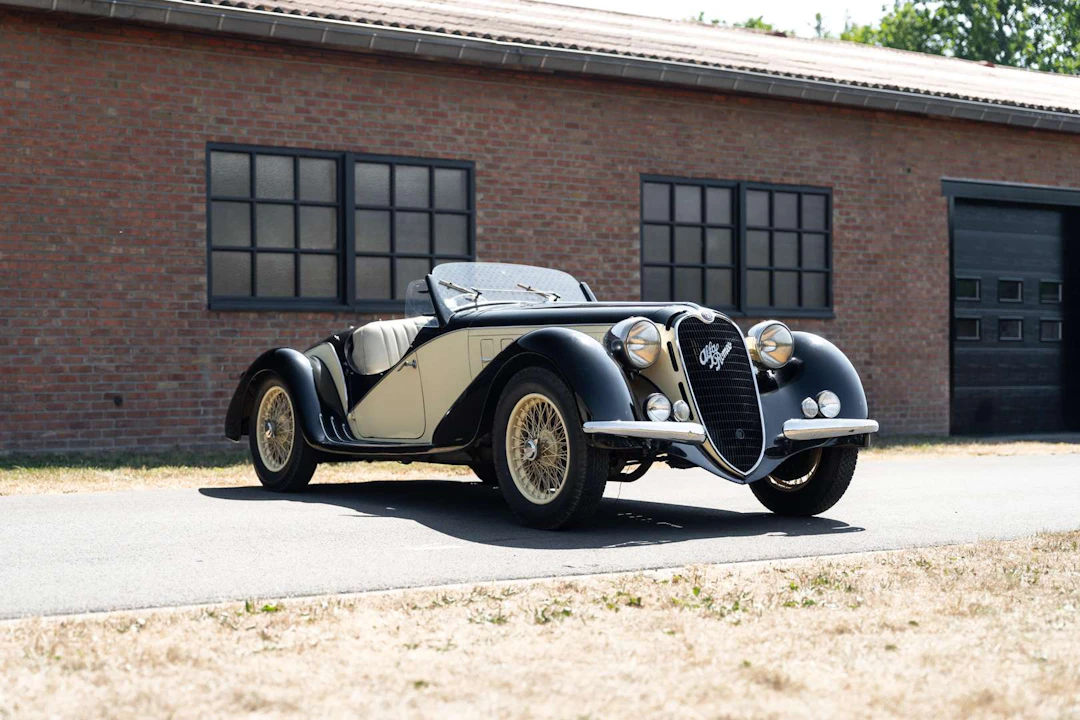 1939 – Alfa Romeo 6C 2500 SS Spider (R), Chassis No. 915010 French