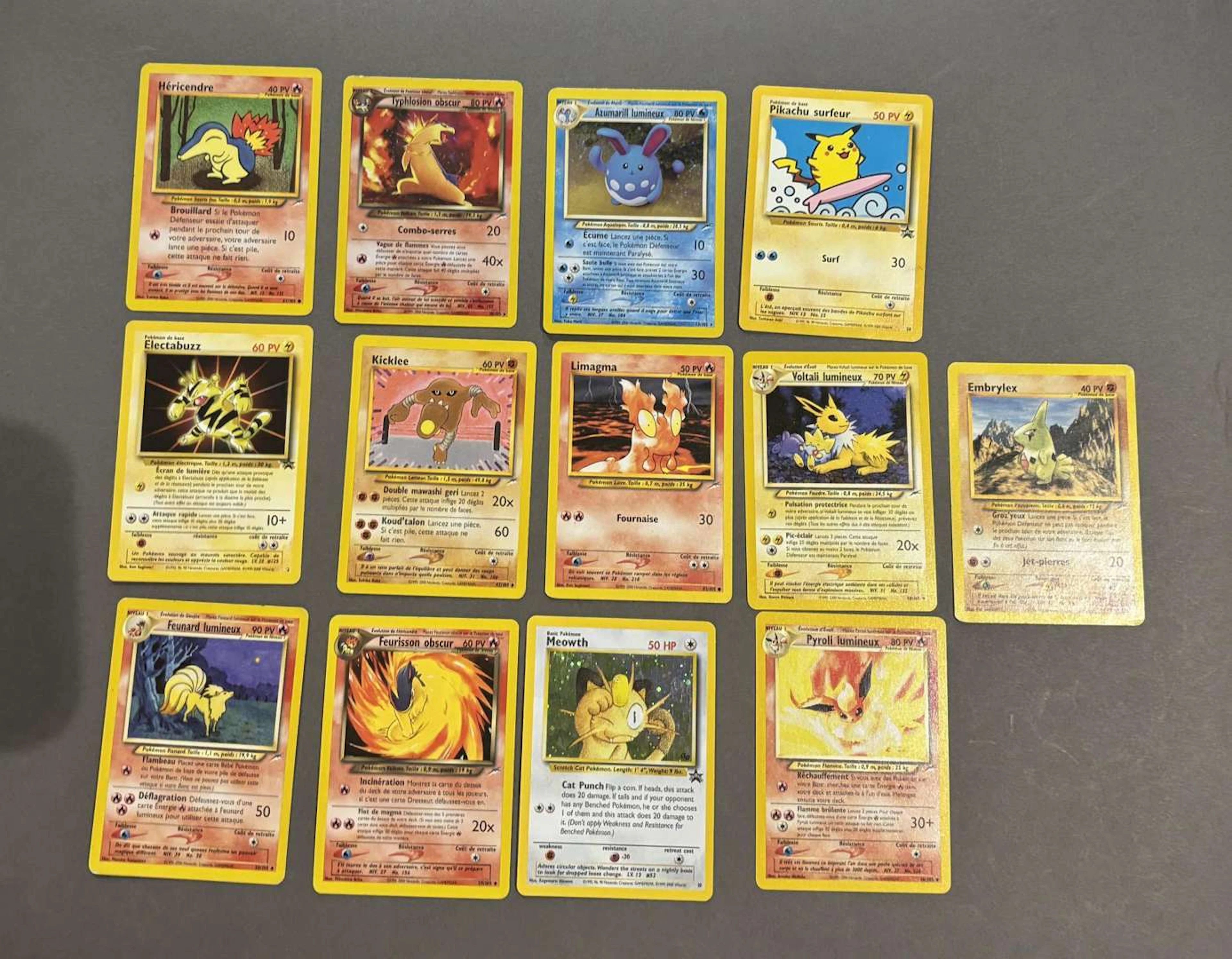 Pokémon: Set of Neo and promotional cards