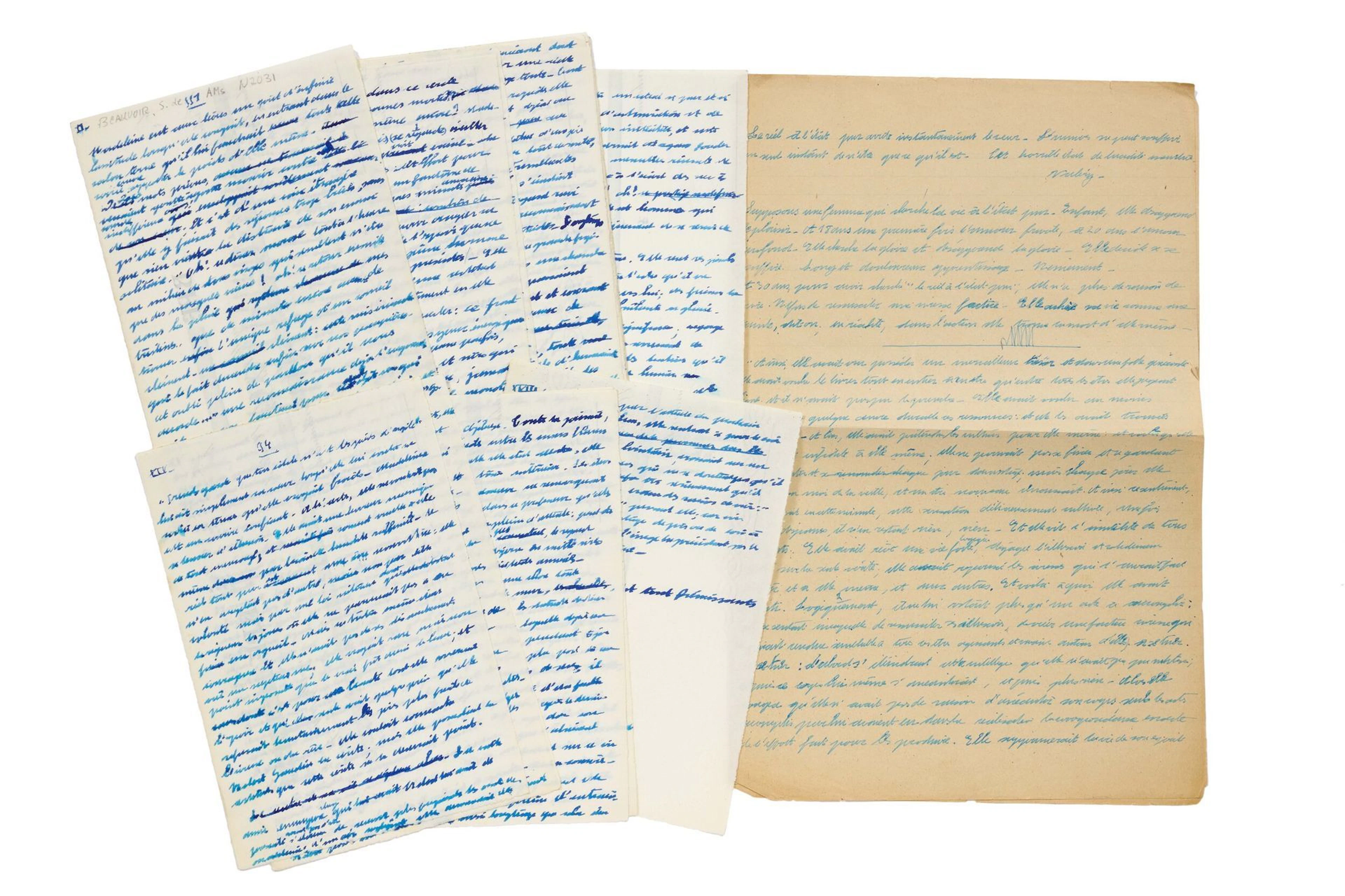 BEAUVOIR Simone de (1908-1986) - Lot 135