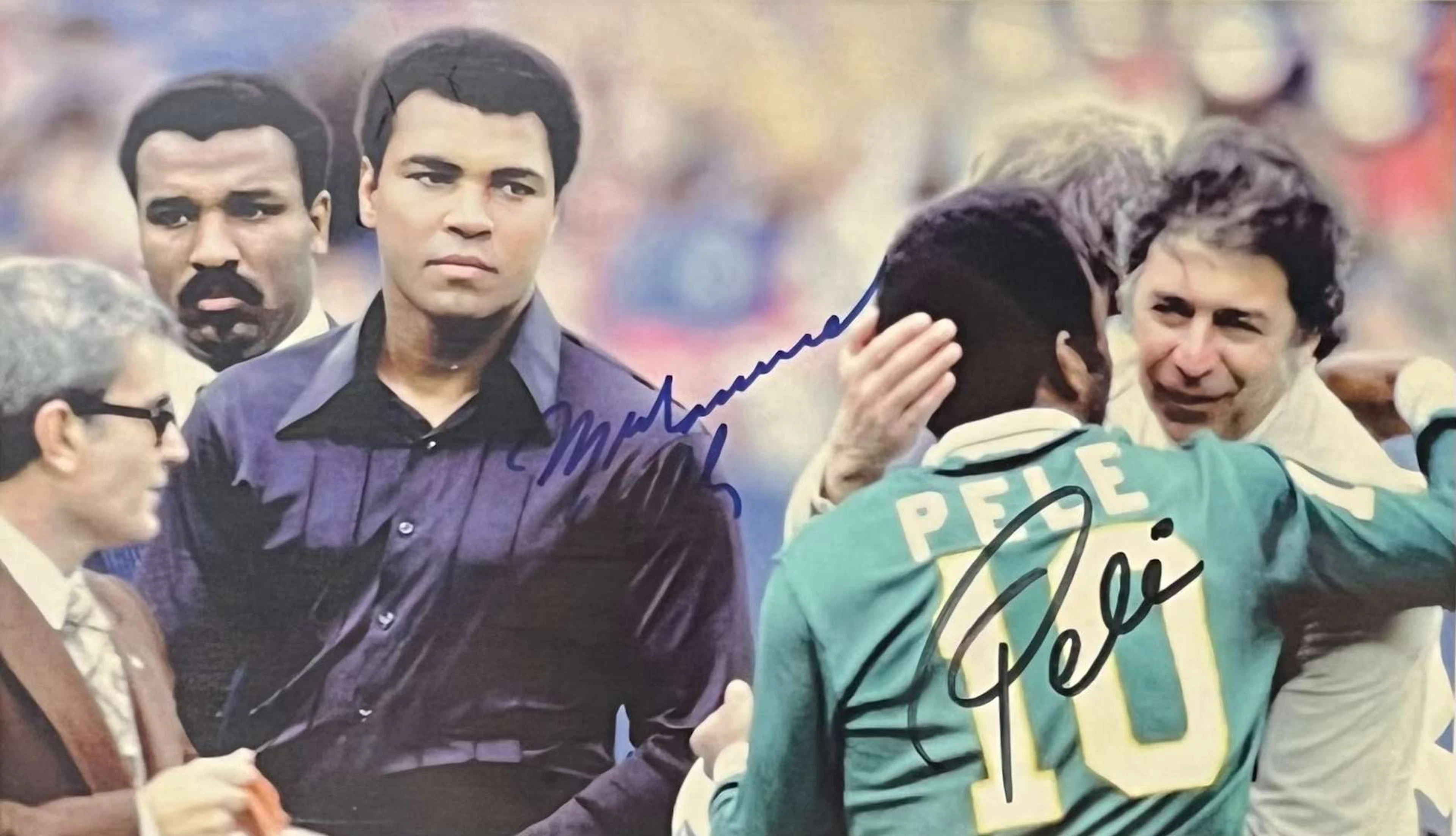 Multisports: Photographs signed by Mohamed Ali & Pelé