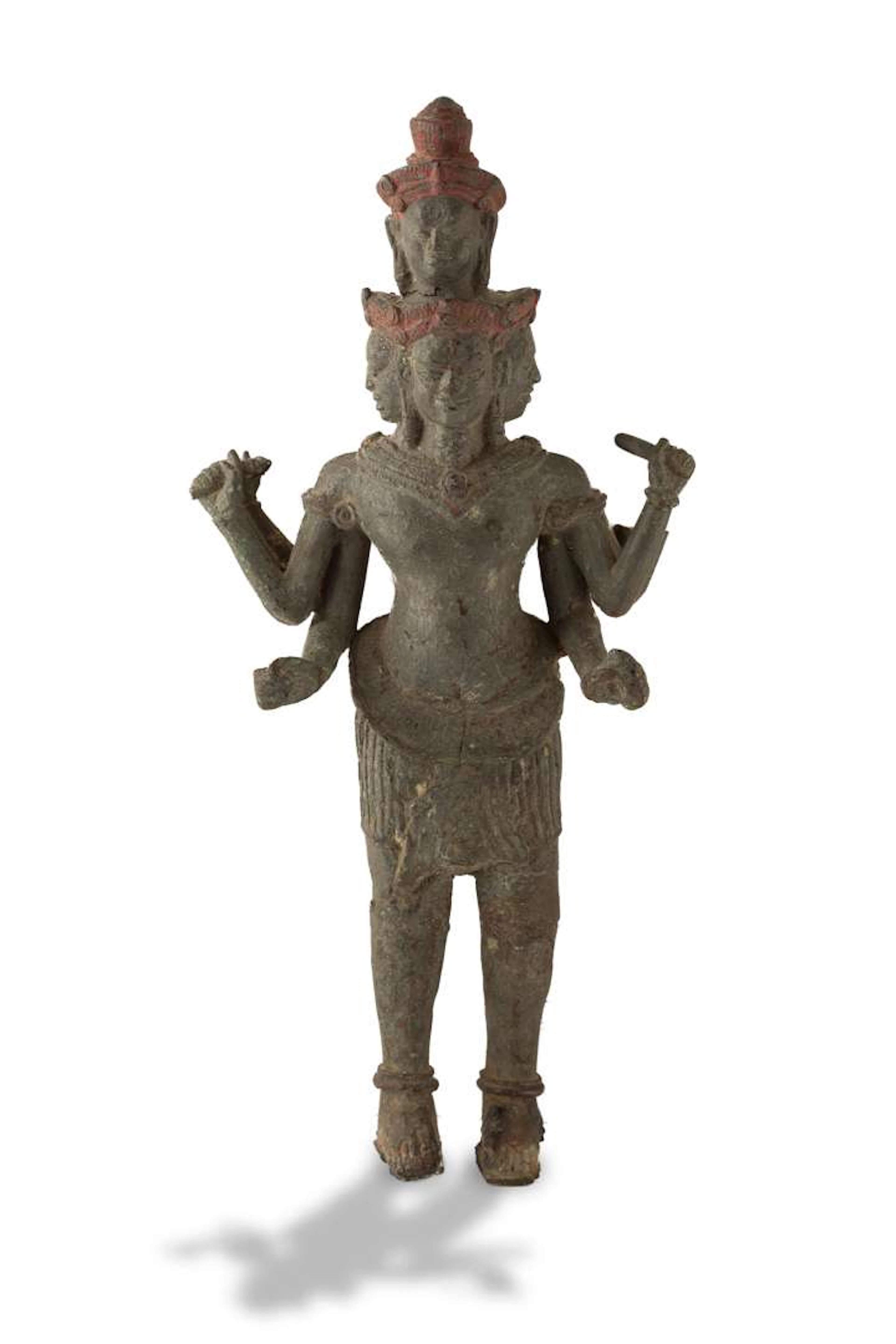 Asie du sud Est, Statue en bronze d'une divinité