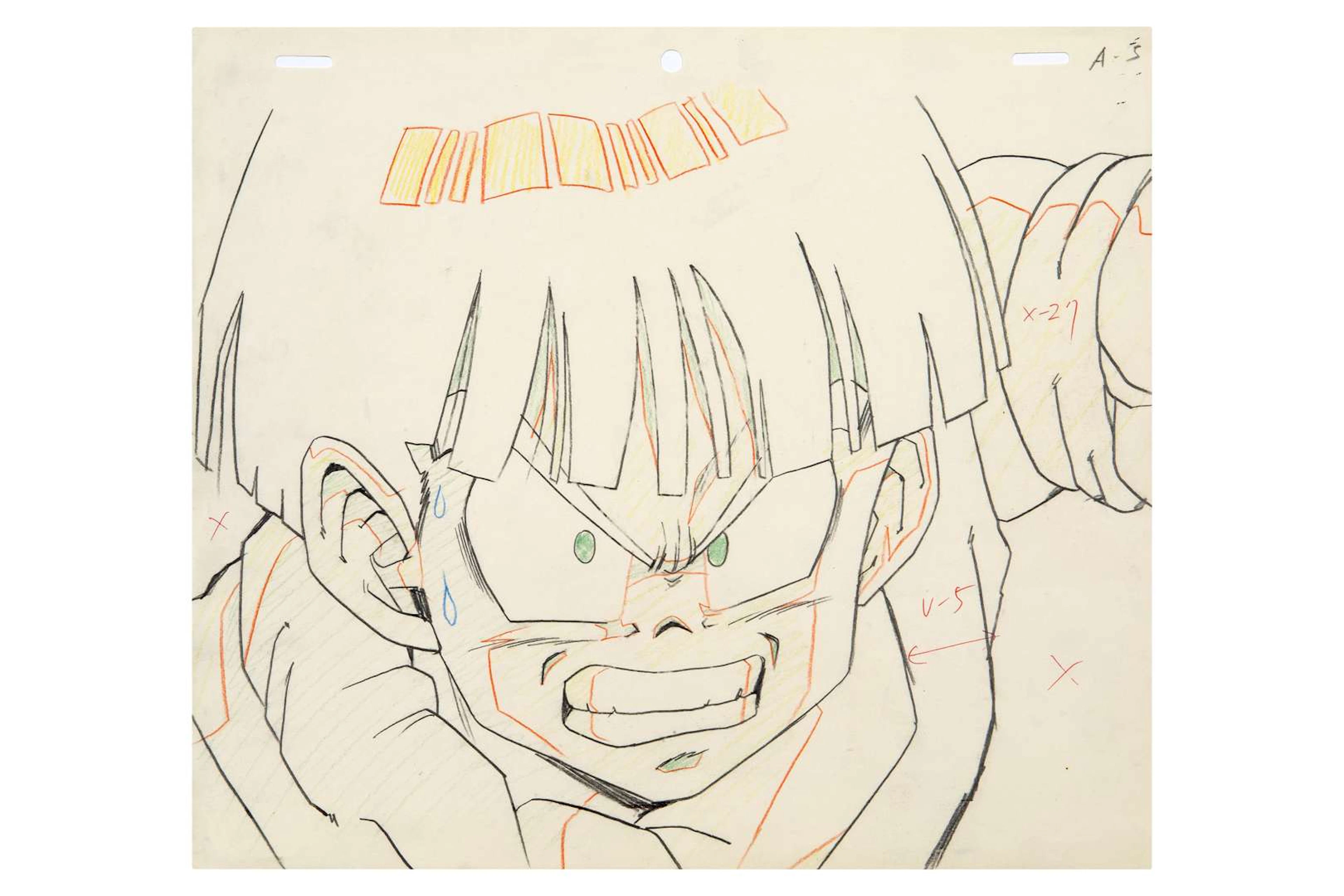 DRAGON BALL Z, Pencil sketch. Director: Daisuke NISHIO / Studio: Toei