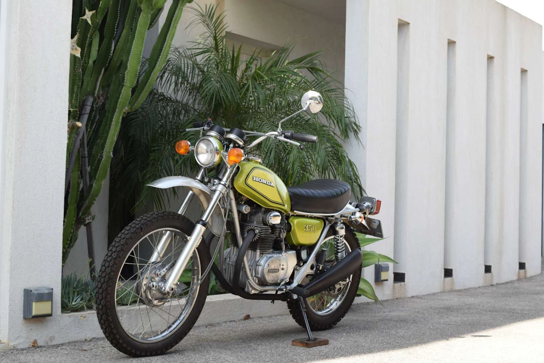 1973 – Honda SL 350cc K2, Frame No. SL350-30237717 Engine No. SL350E-3023763