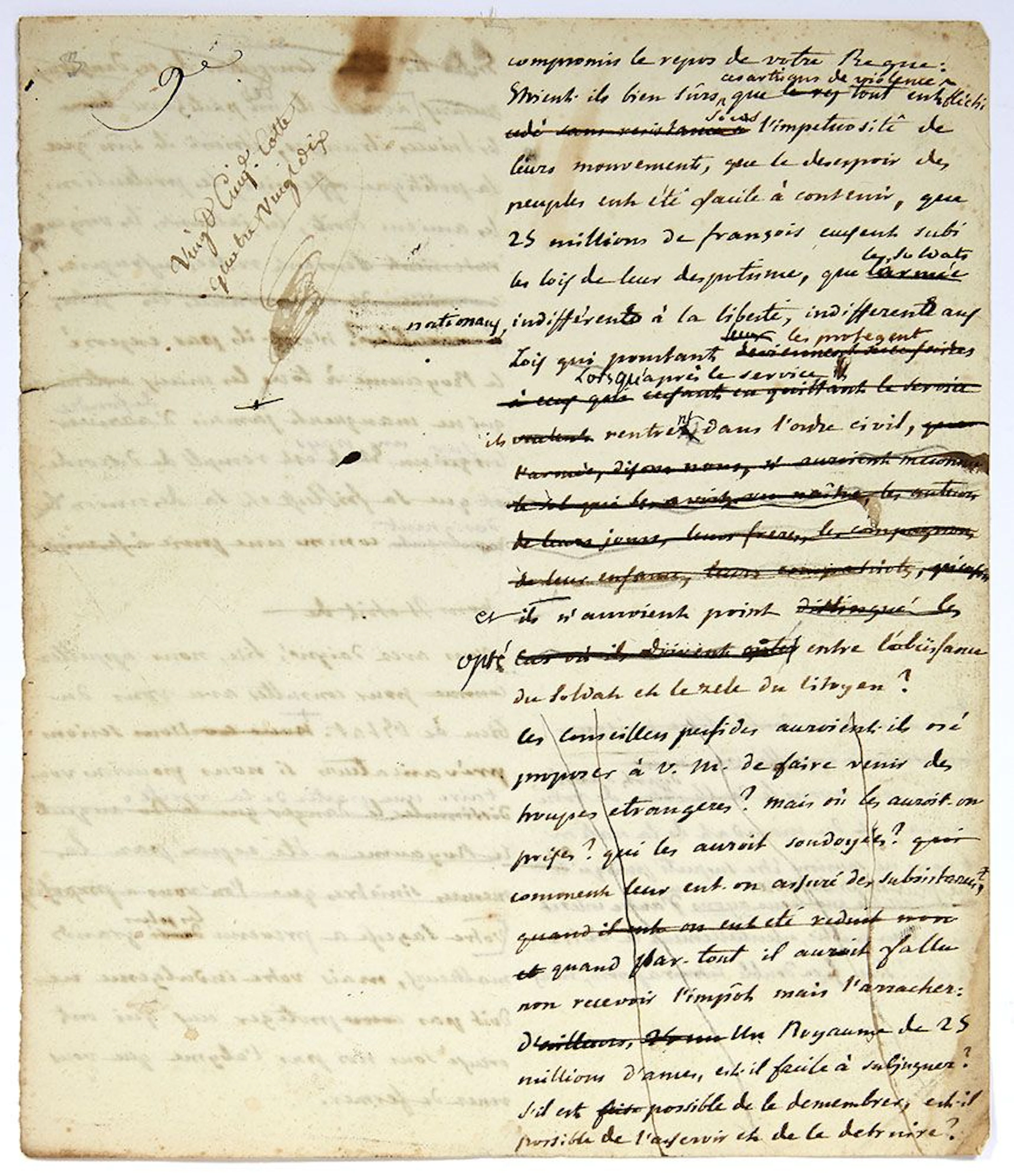 MIRABEAU Honoré-Gabriel de Riquetti, comte de (1749-1791). M - Lot 860