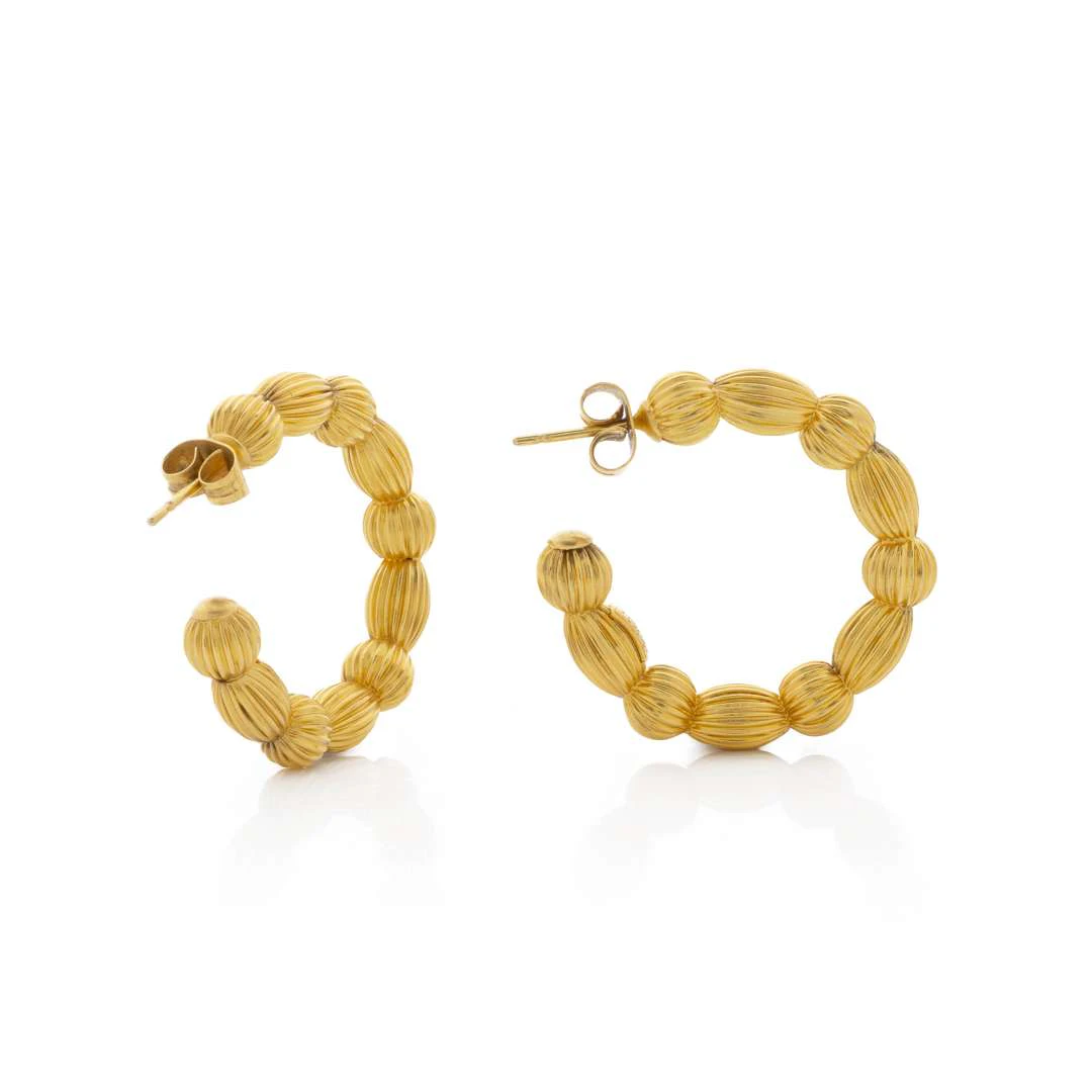 LALAOUNIS, Pair of hoop earrings
