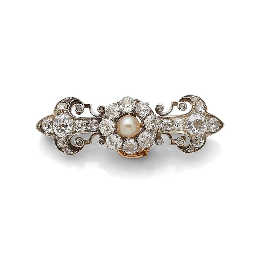 ‘FLEUR DE LYS’ BROOCH