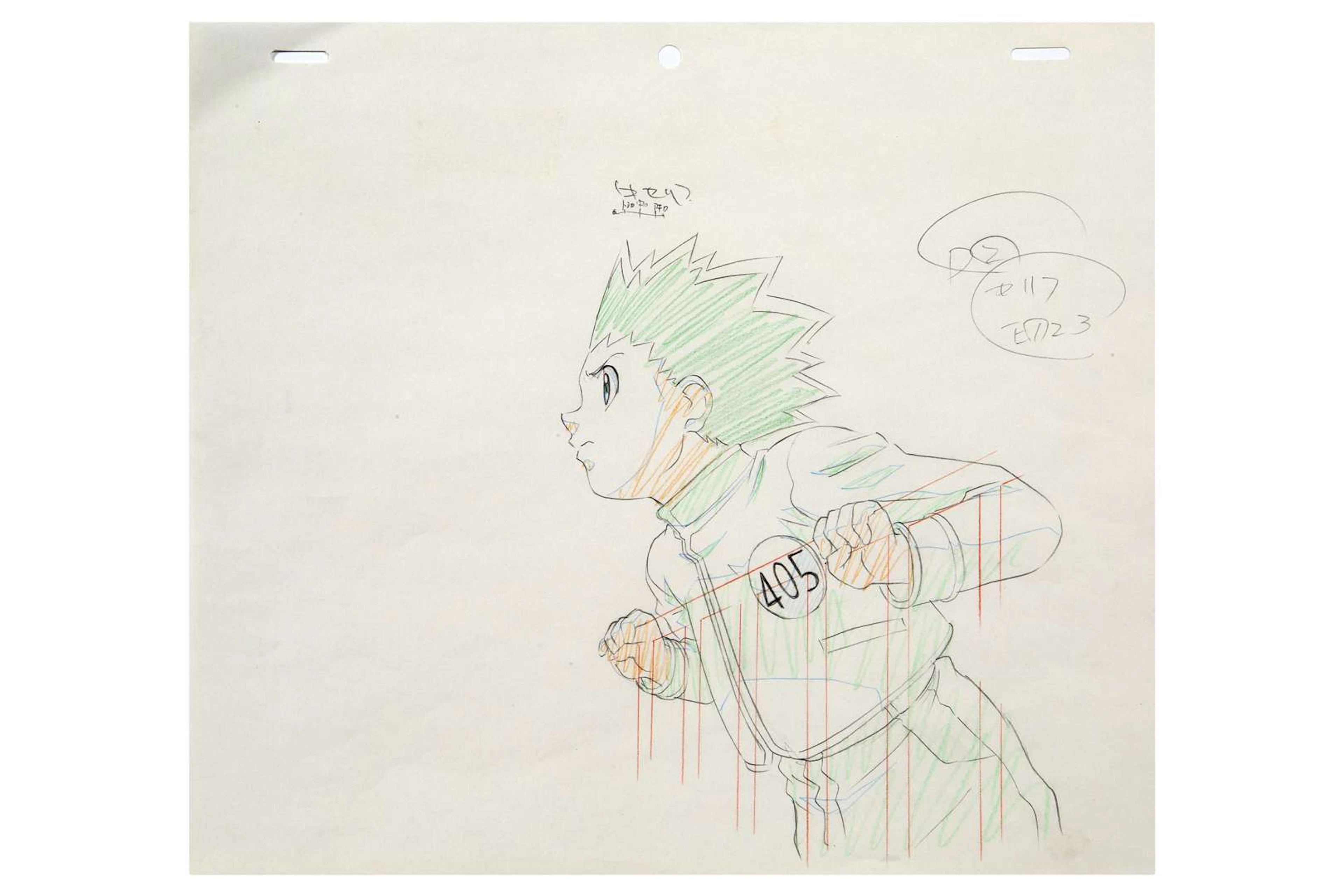 HUNTER X HUNTER, Crayonné. Réalisation : Kazuhiro FURUHASHI / Studio