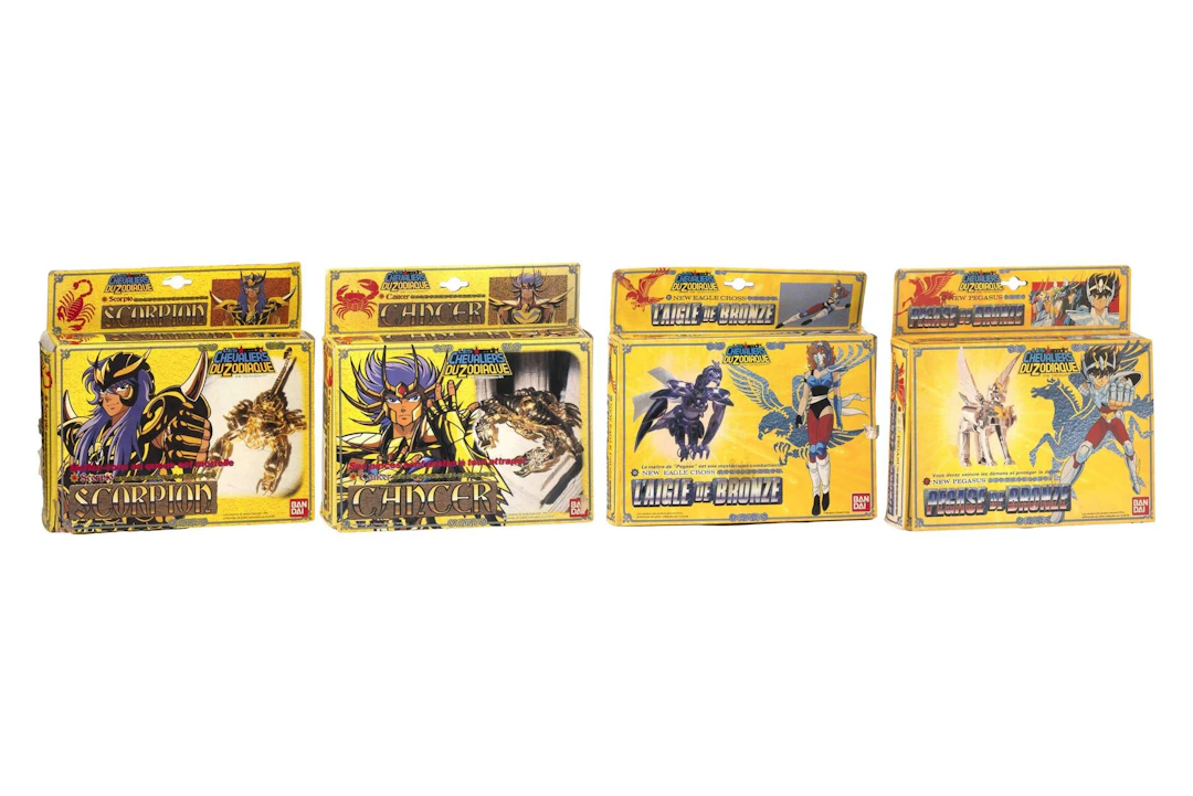 LES CHEVALIERS DU ZODIAQUE (SAINT SEIYA) Figurines 4 figurines Chevaliers