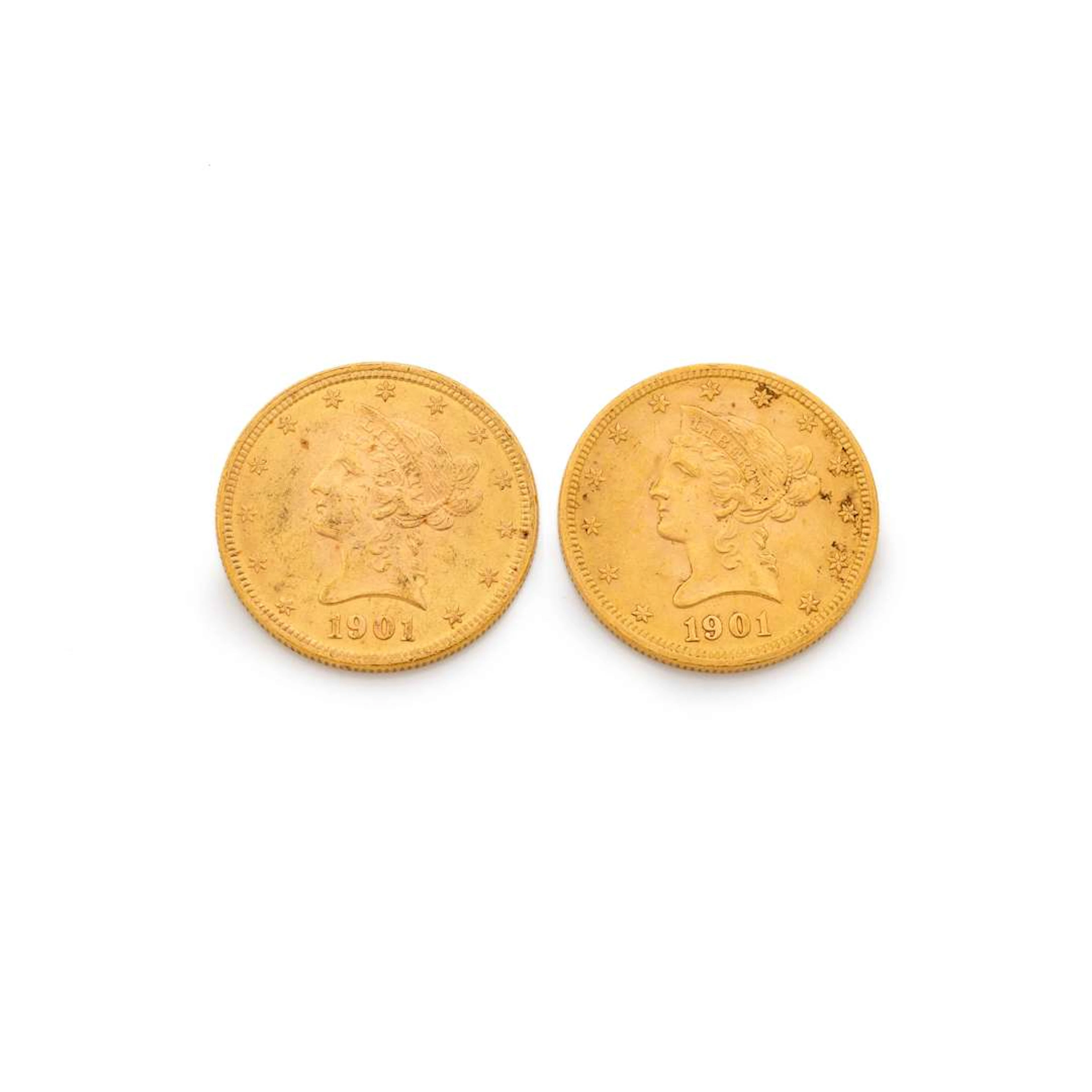 USA – 2 COINS – 10 DOLLARS