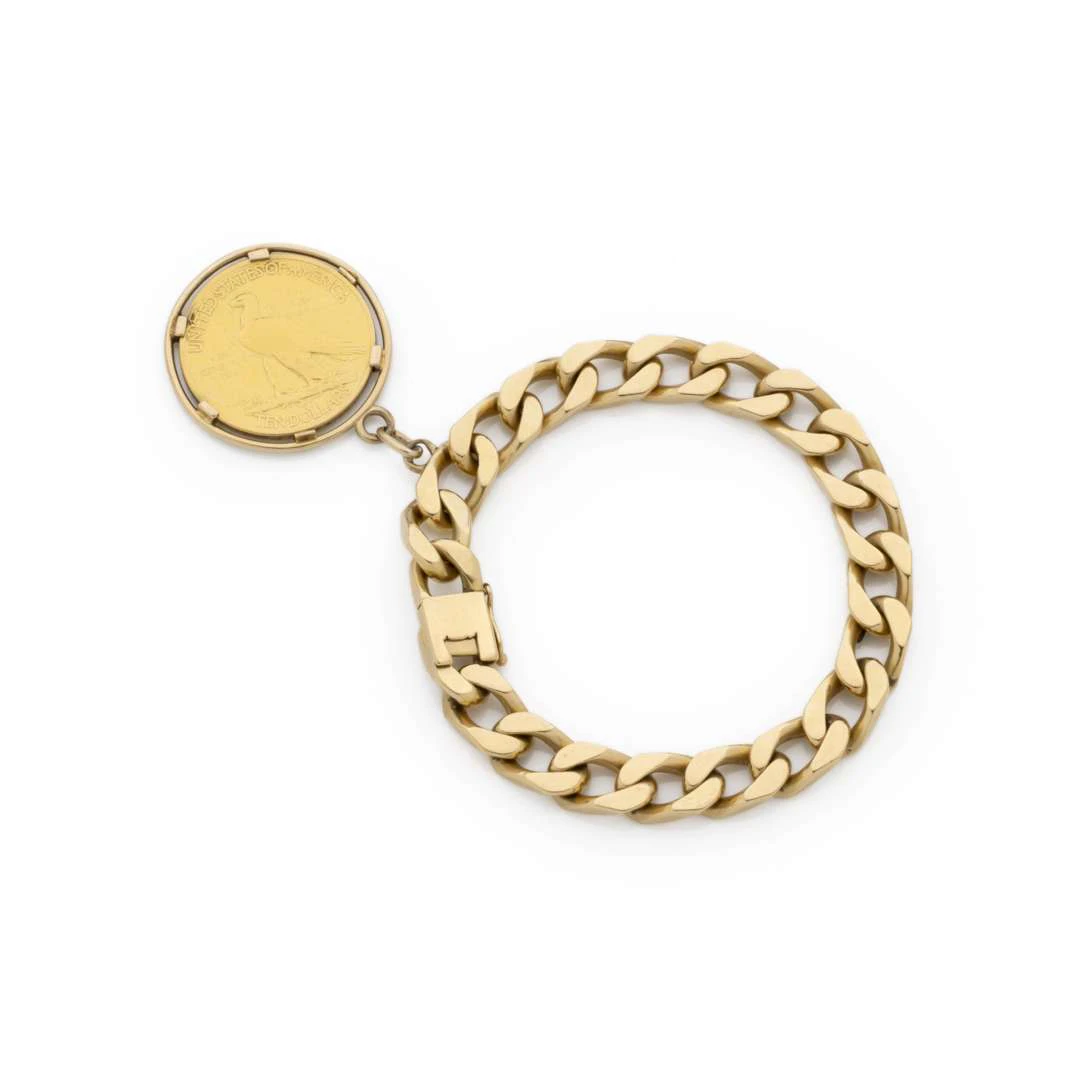 “10-DOLLAR COIN” BRACELET