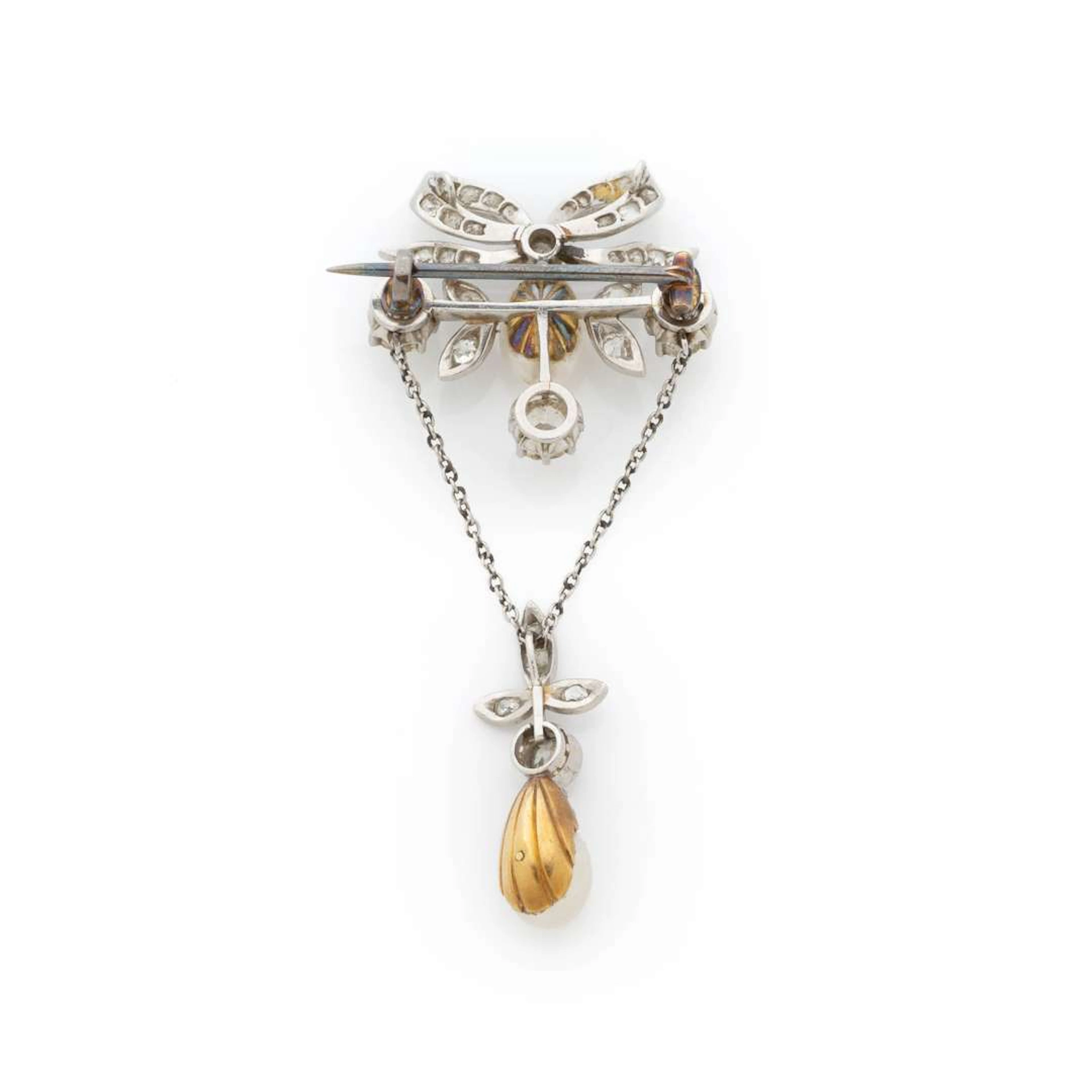“PAMPILLE” BROOCH-PENDANT