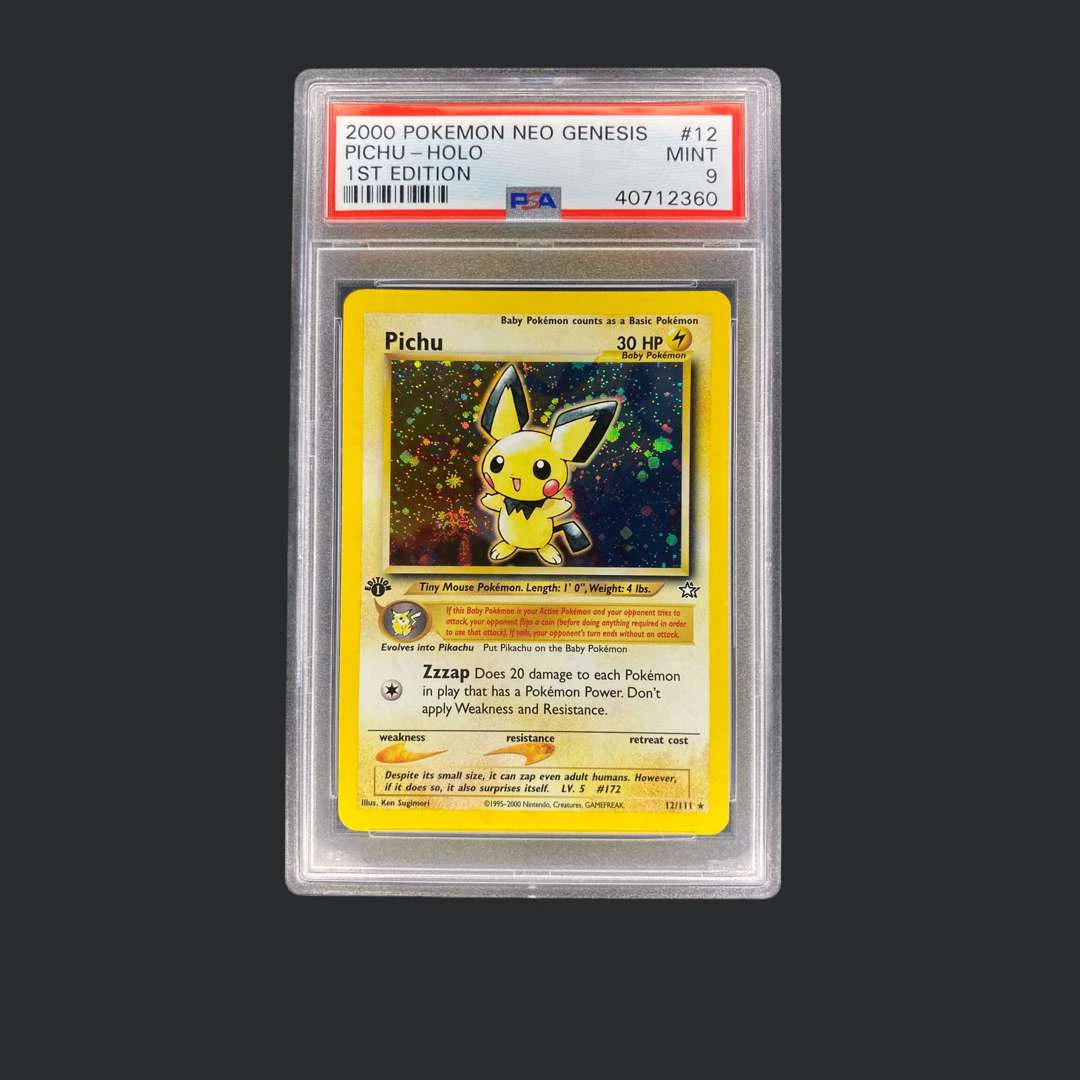 Pokémon: Pichu Neo Genesis 1st Edition PSA 9