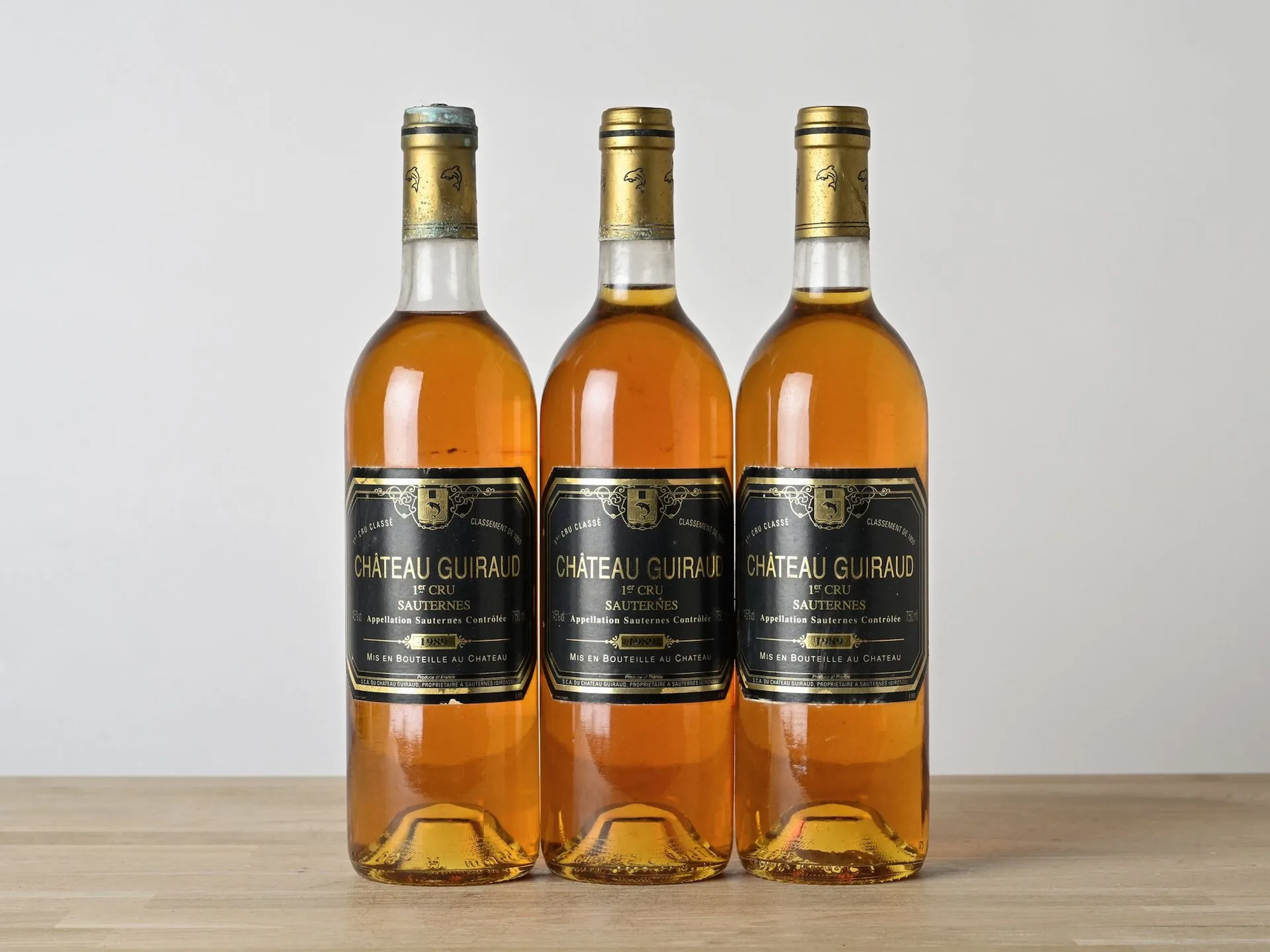 3 B CHÂTEAU GUIRAUD (1 T.L.B; 2 e.l.a. 1 c.c. et 1 c.a. bas - Lot 58