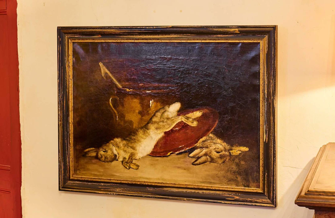 Modern school, Still Life with Hares