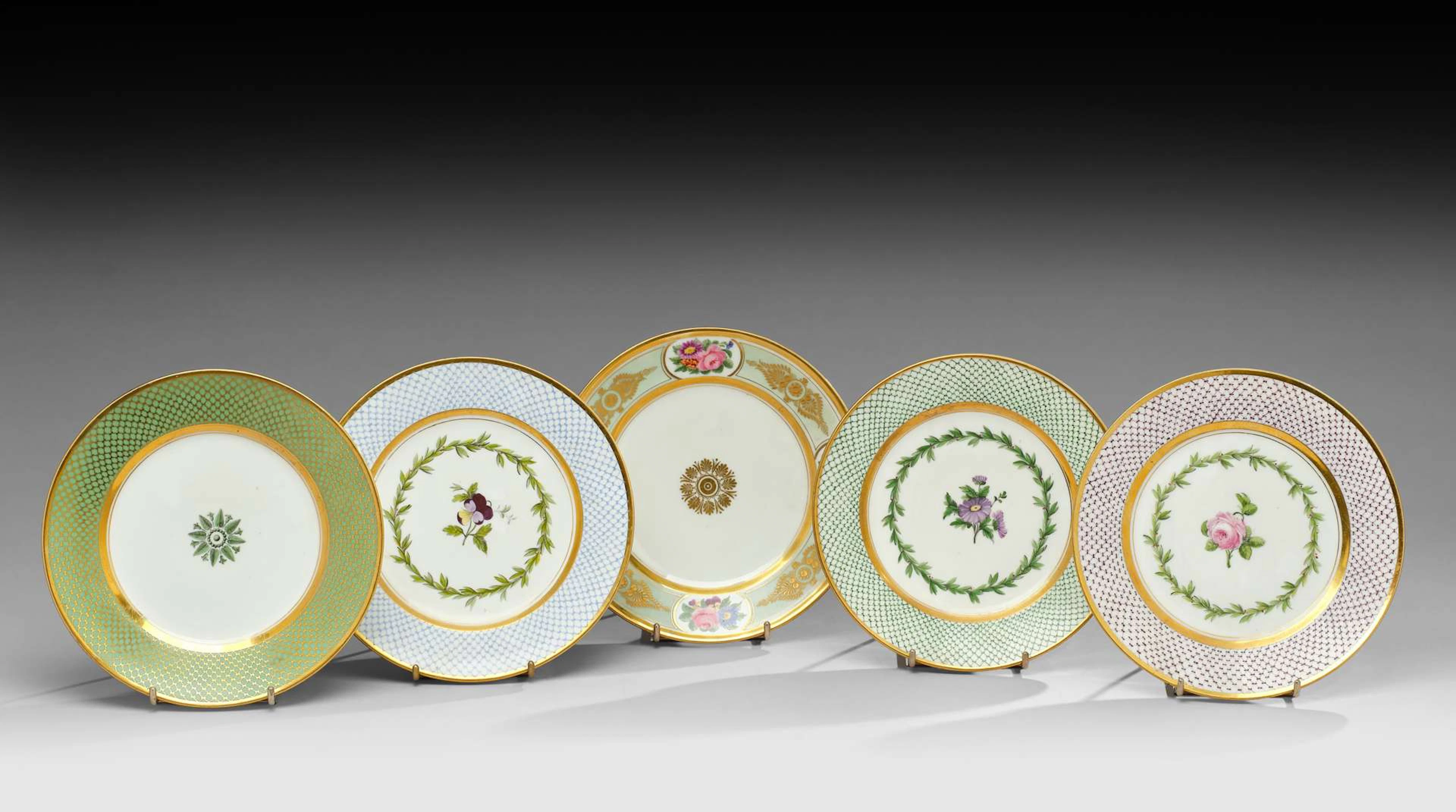 FIVE PLATES