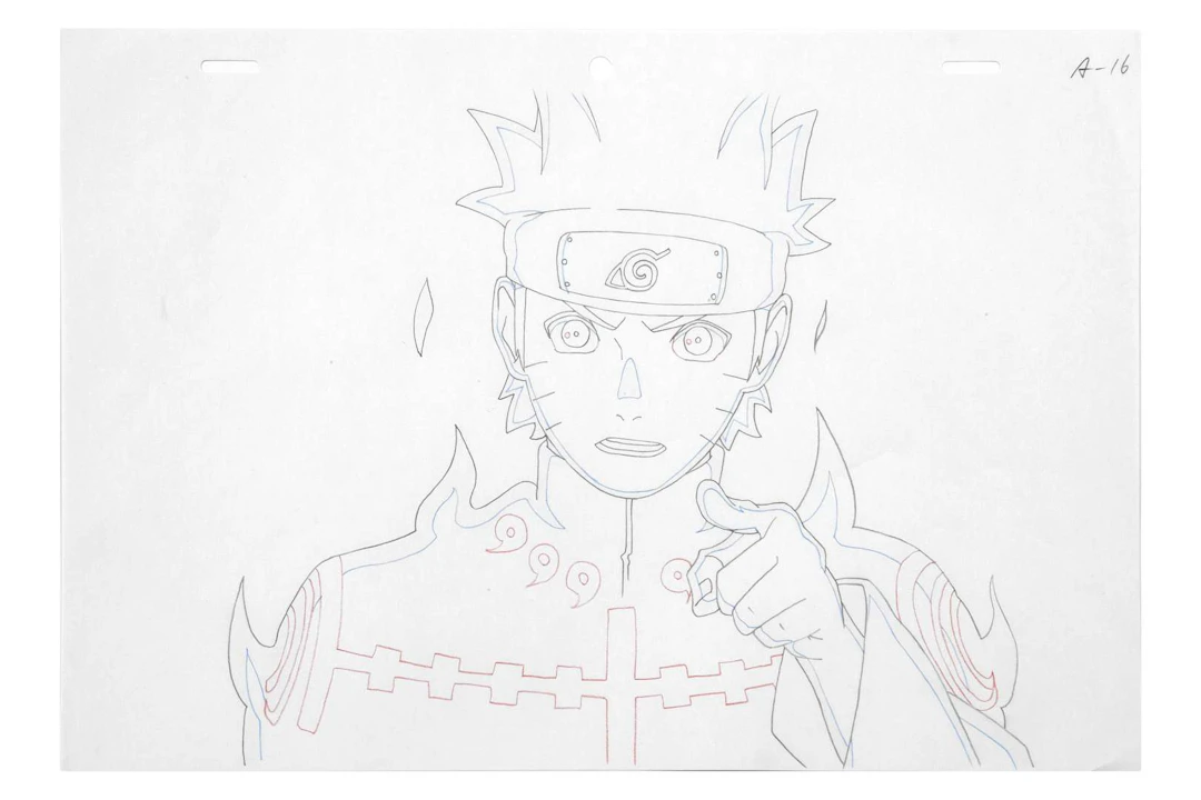 NARUTO, Pencil sketch. Director: Hayato DATE / Studio: Studio Pierrot