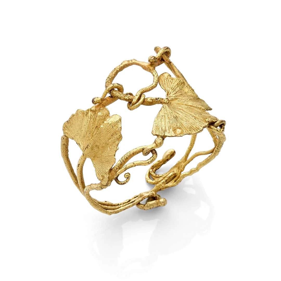 Claude LALANNE, “Ginkgo” bracelet