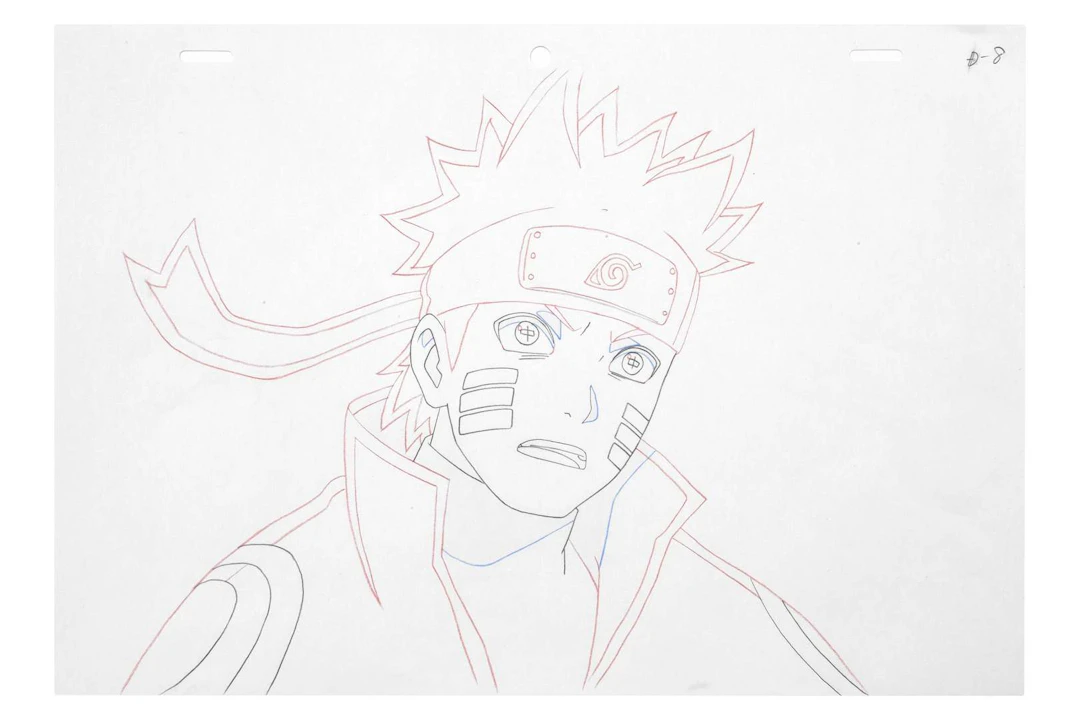 NARUTO, Crayonné. Réalisation : Hayato DATE / Studio : Studio Pierrot