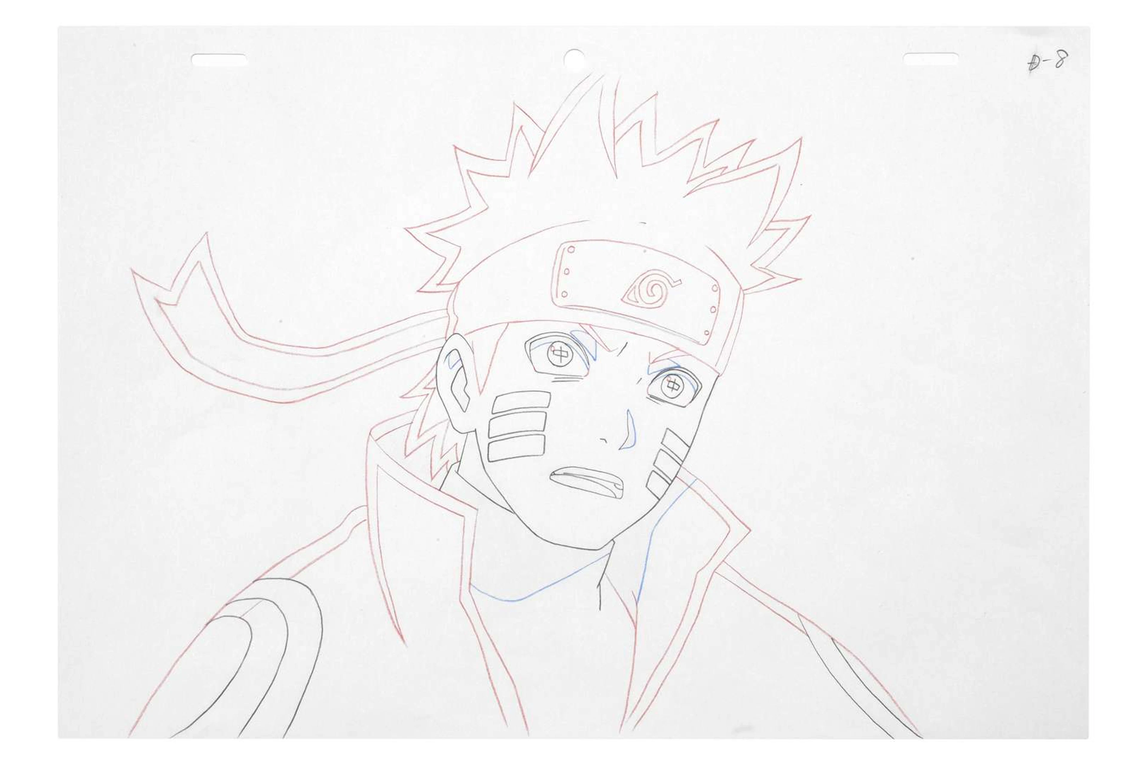 NARUTO, Crayonné. Réalisation : Hayato DATE / Studio : Studio Pierrot