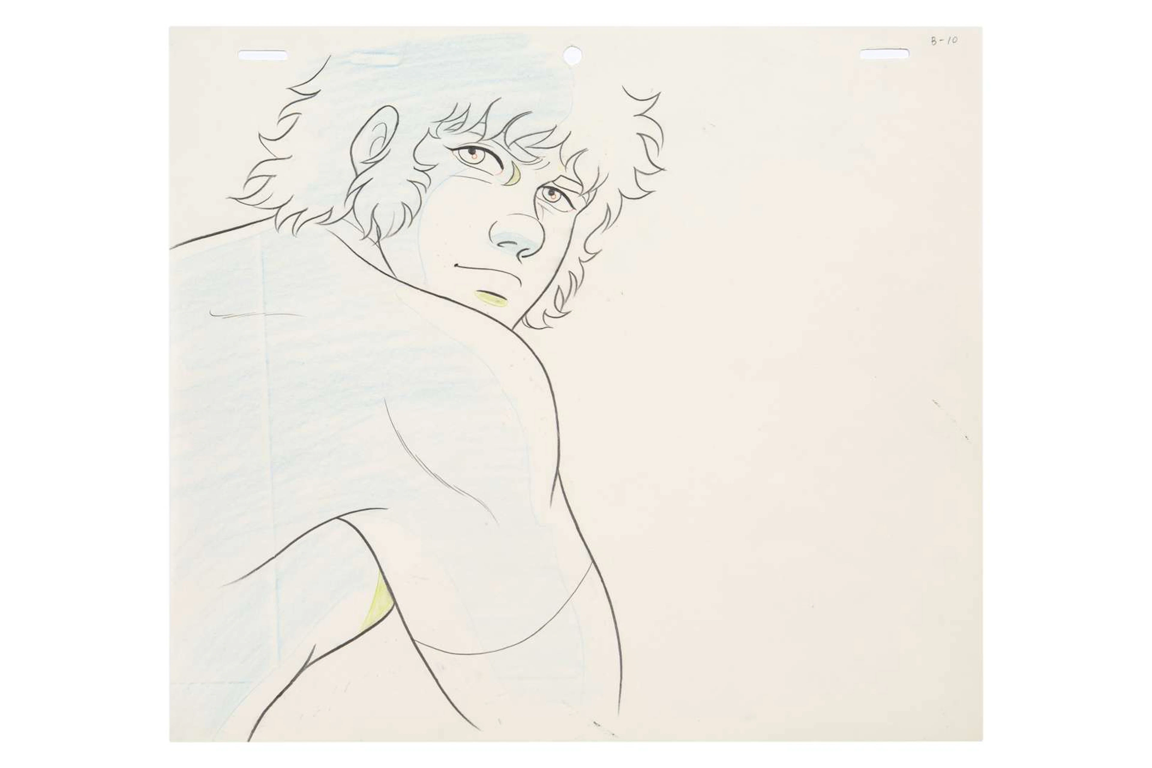 COBRA, Pencil sketch. Director: Osamu DEZAKI / Studio: Tokyo Movie