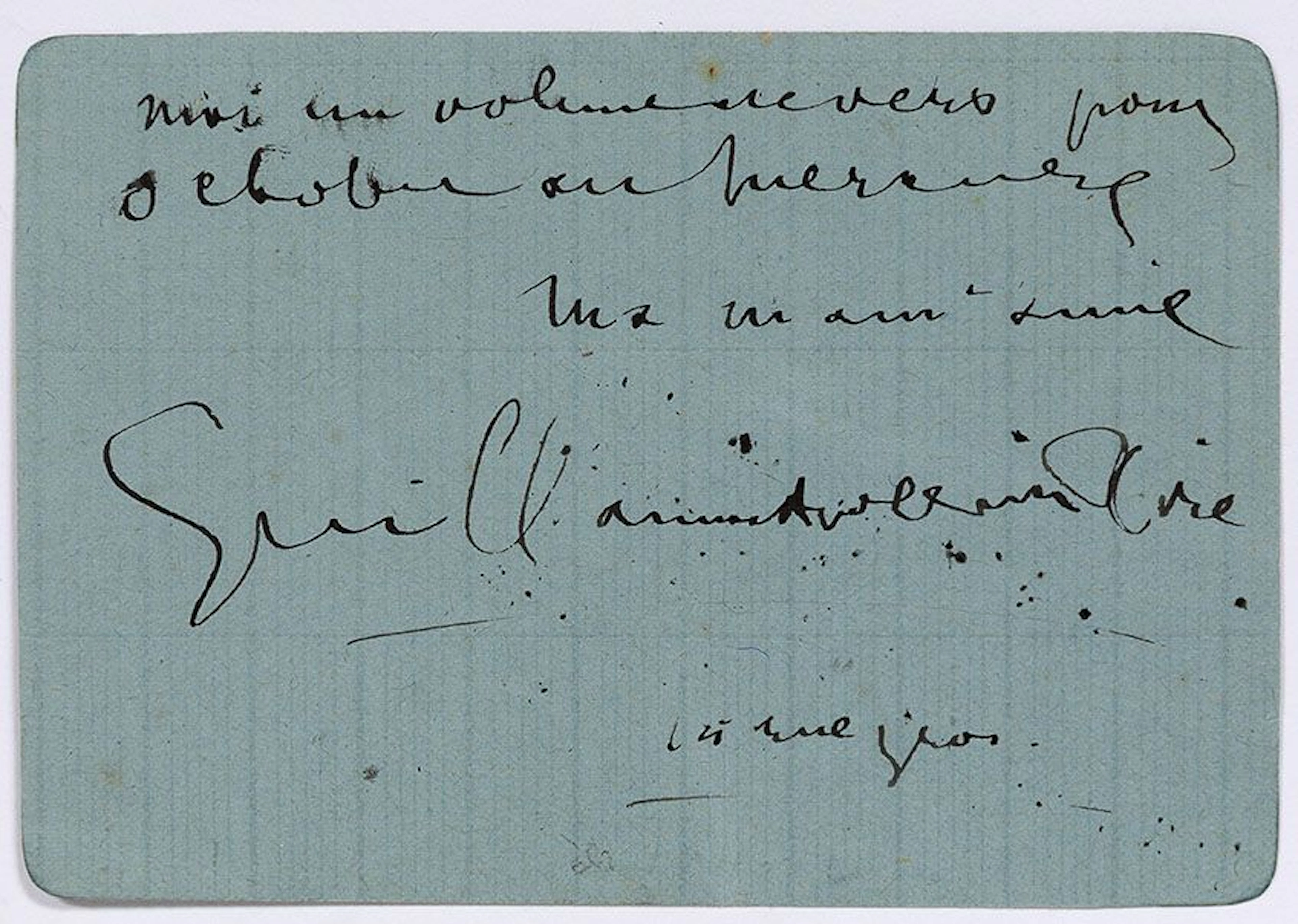 APOLLINAIRE Guillaume (1880-1918). L.A.S. "Guillaume Apollin - Lot 517