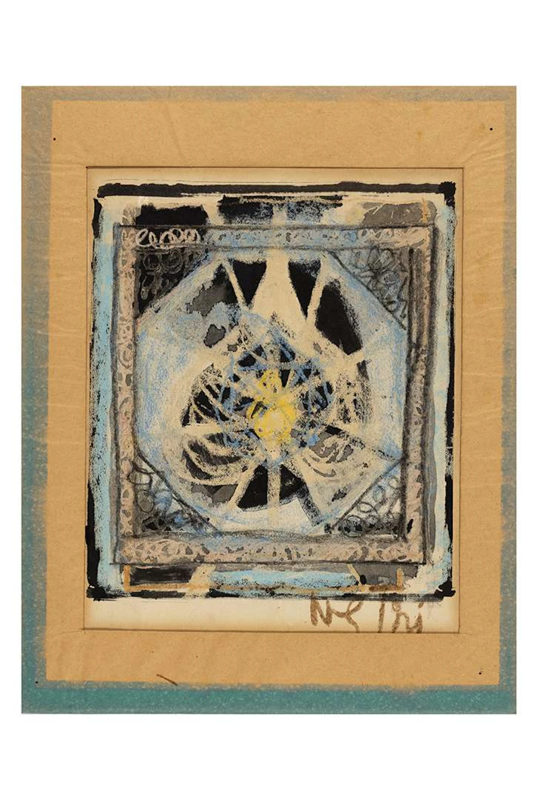NGUYÊN GIA TRI (1908-1993), Feuille de Fugier d’Inde