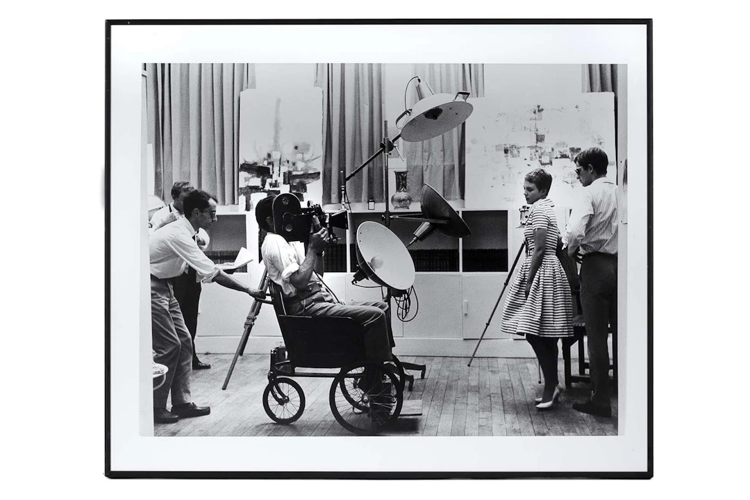 Raymond CAUCHETIER (1920–2021), Out of Breath, Filming in the photography