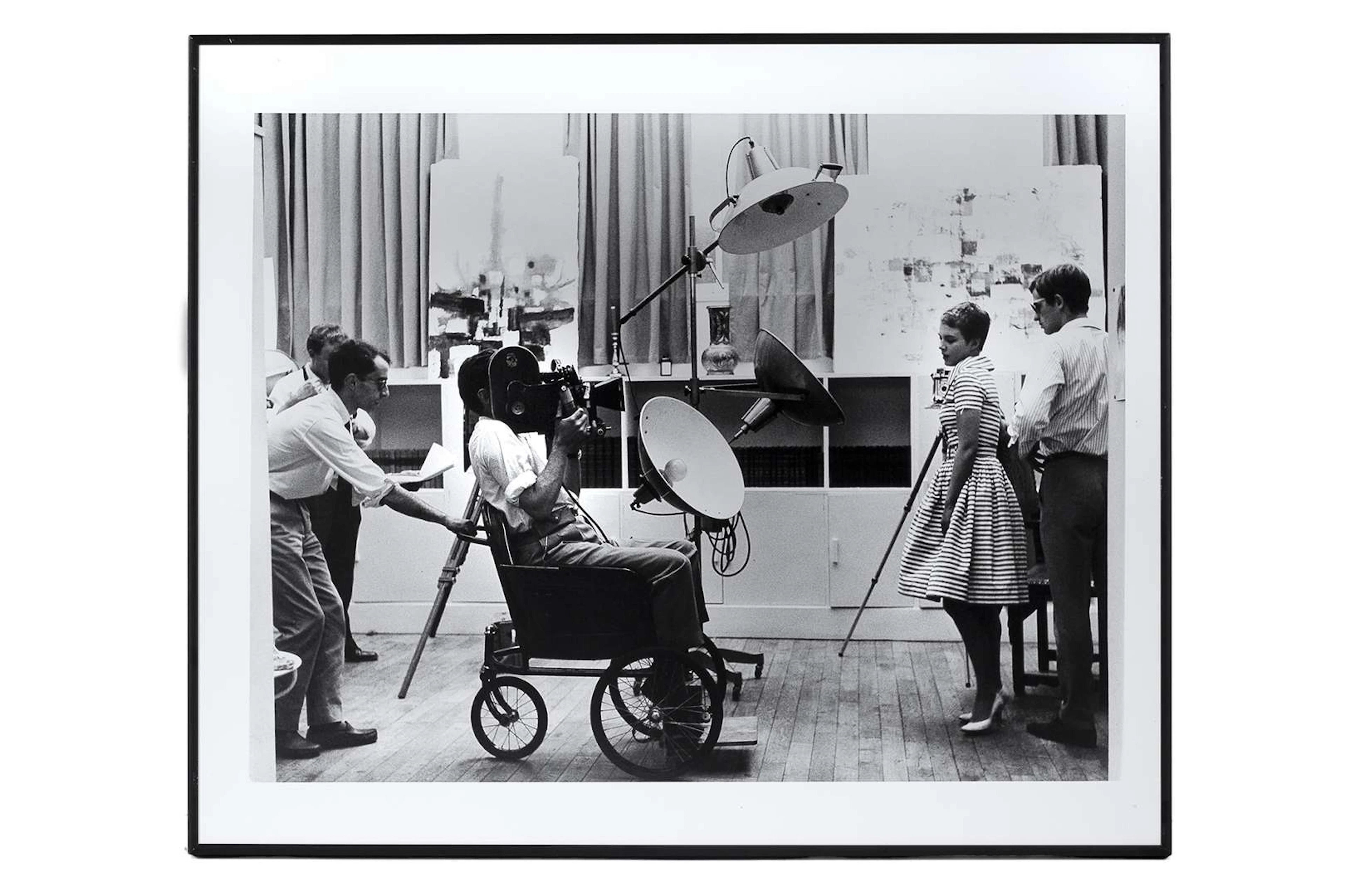 Raymond CAUCHETIER (1920–2021), Out of Breath, Filming in the photography