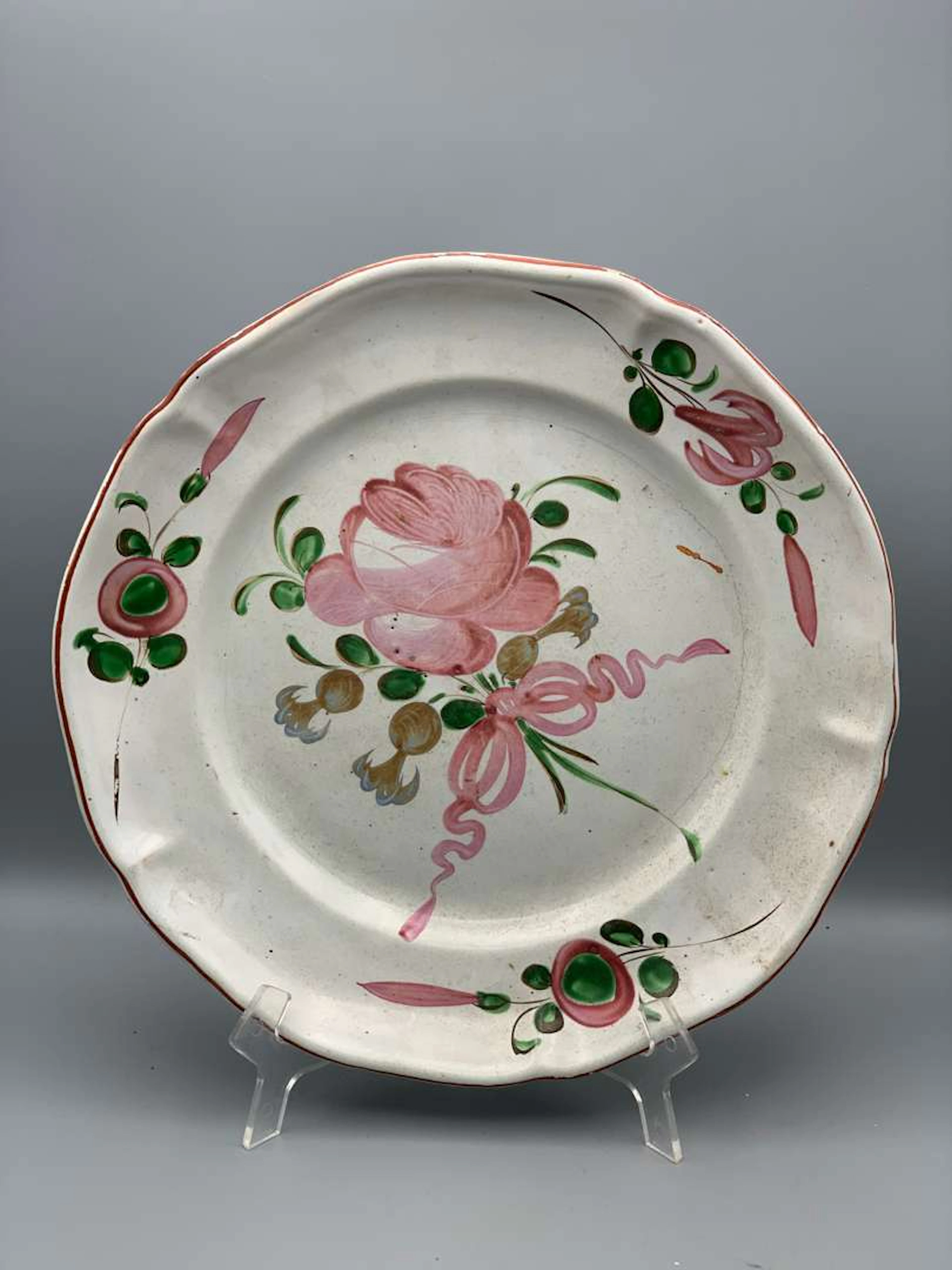 [PLATES & DISHES], Set of six earthenware pieces