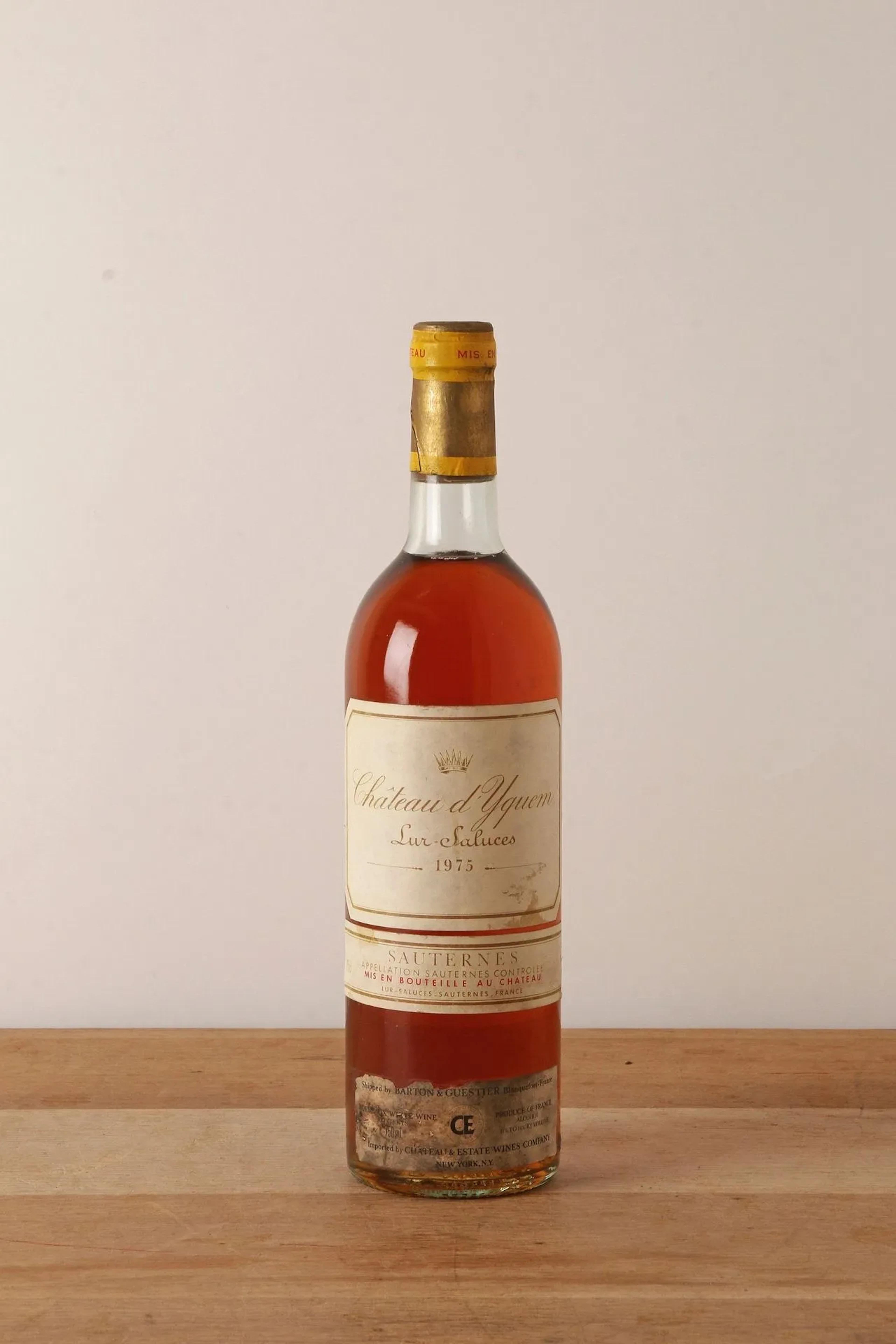 1 B CHÂTEAU D'YQUEM (T.L.B; e.t.h. with band Import Etats-Un - Lot 497