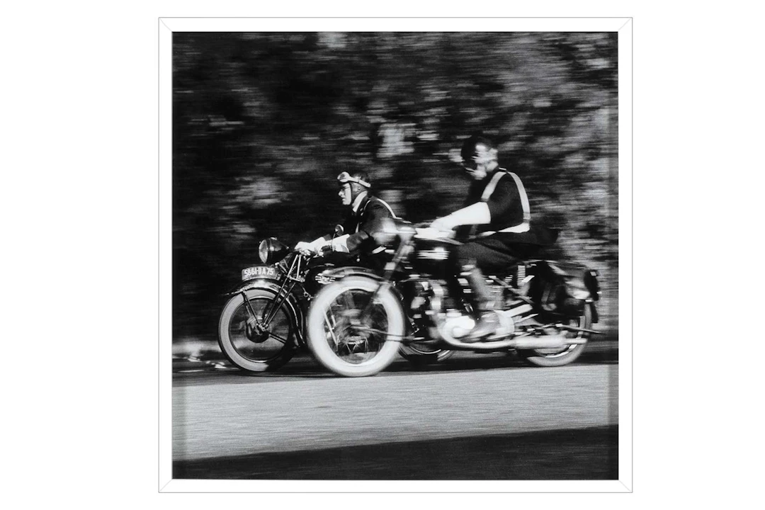 Raymond CAUCHETIER (1920–2021), Breathless, Jean-Luc Godard. Motorcyclists