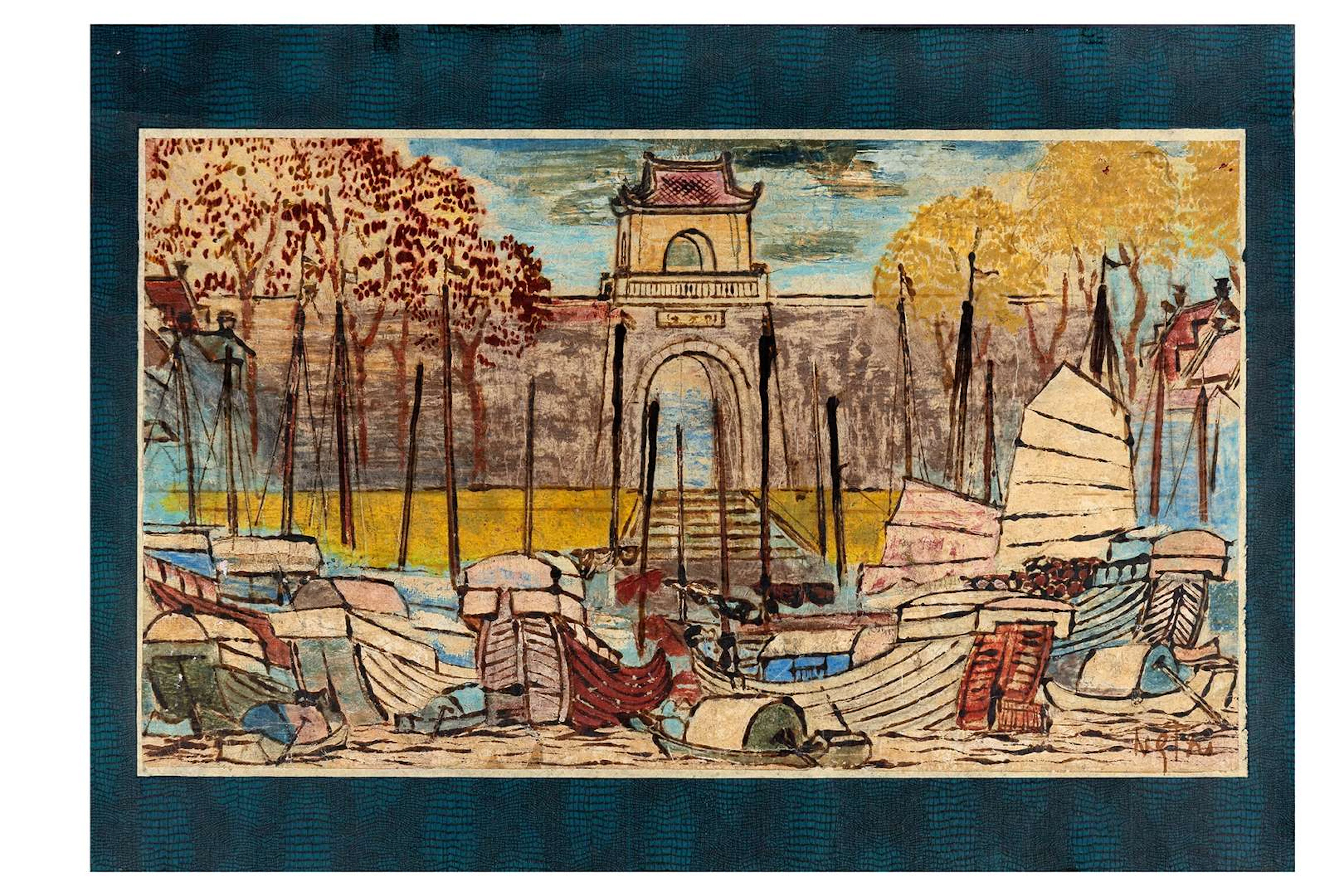NGUYÊN GIA TRI (1908-1993), La Porte “Ô Quang Chuong” à Hanoï