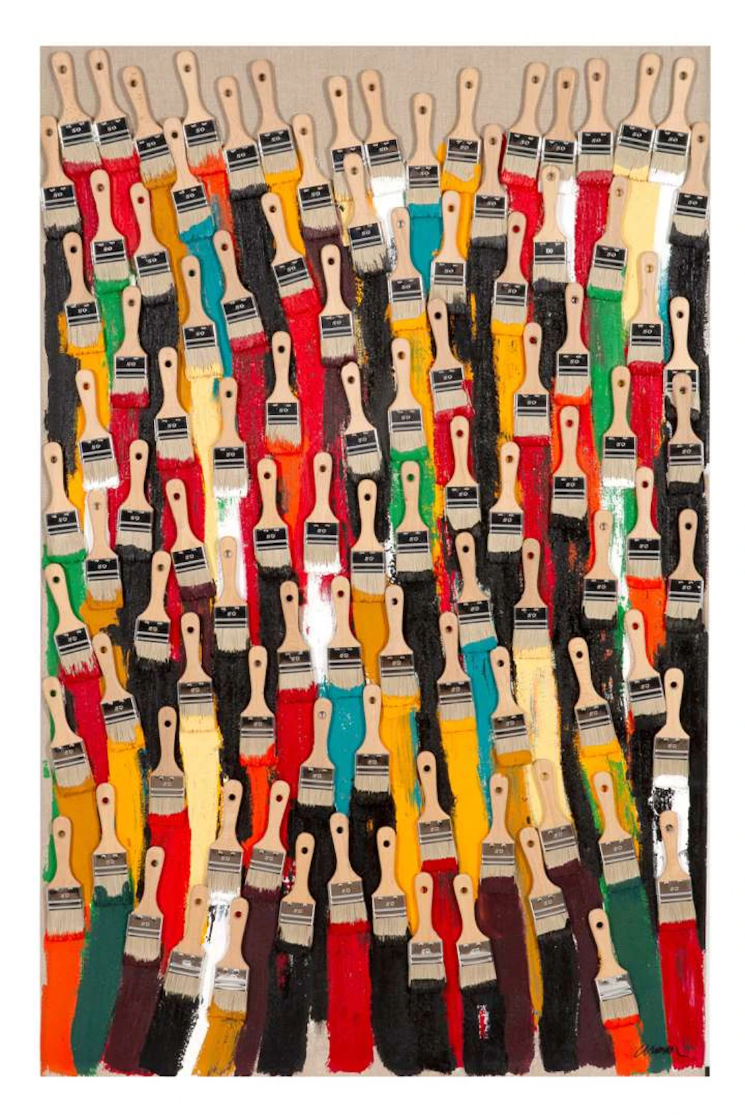 ARMAN (1928–2005), Paintbrushes, 2005