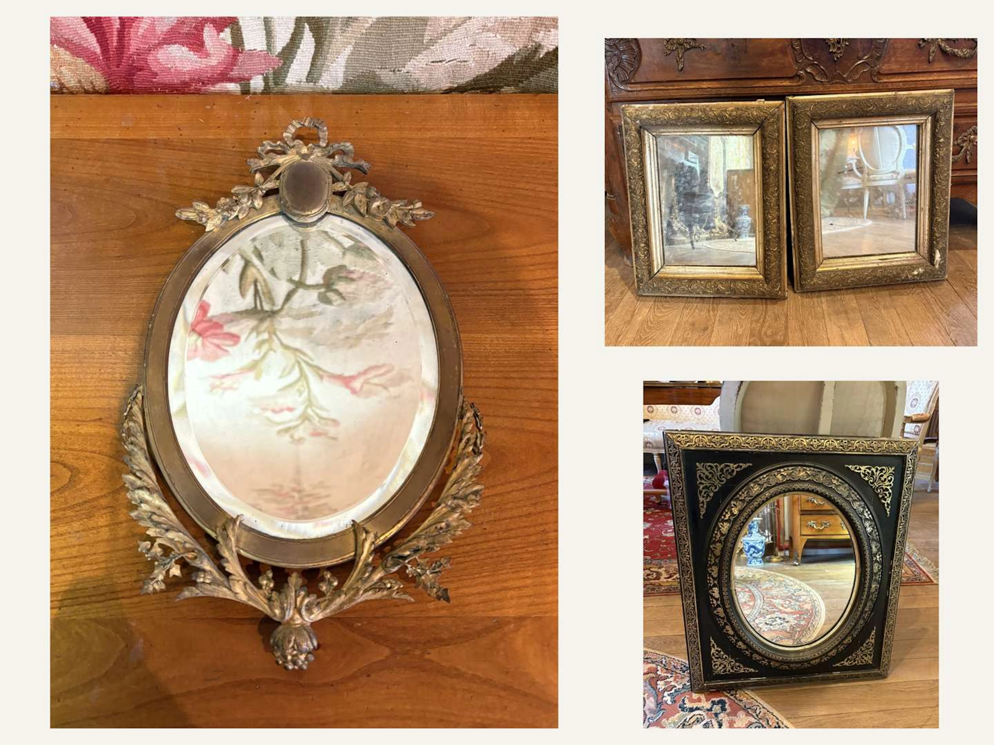 [MIRRORS], Set of four mirrors in different designs