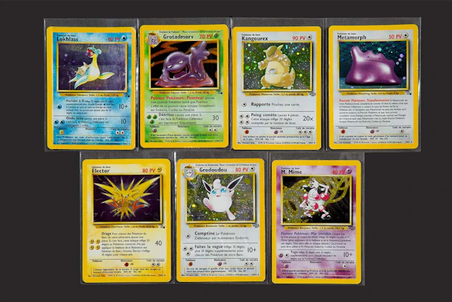 Pokémon: 7 holographic cards