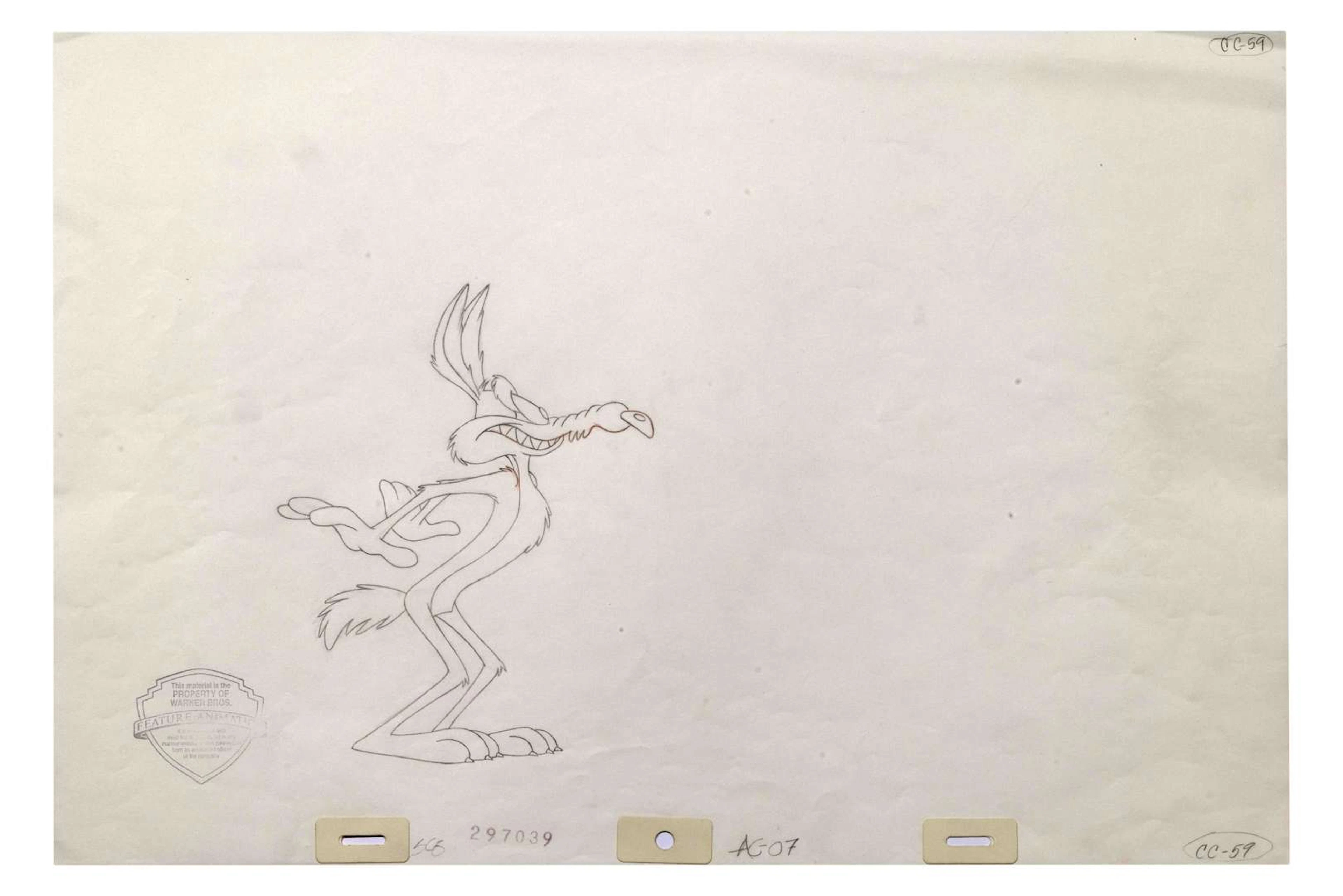 LOONEY TUNES, Pencil sketches. Looney Tunes: Back in Action / Warner