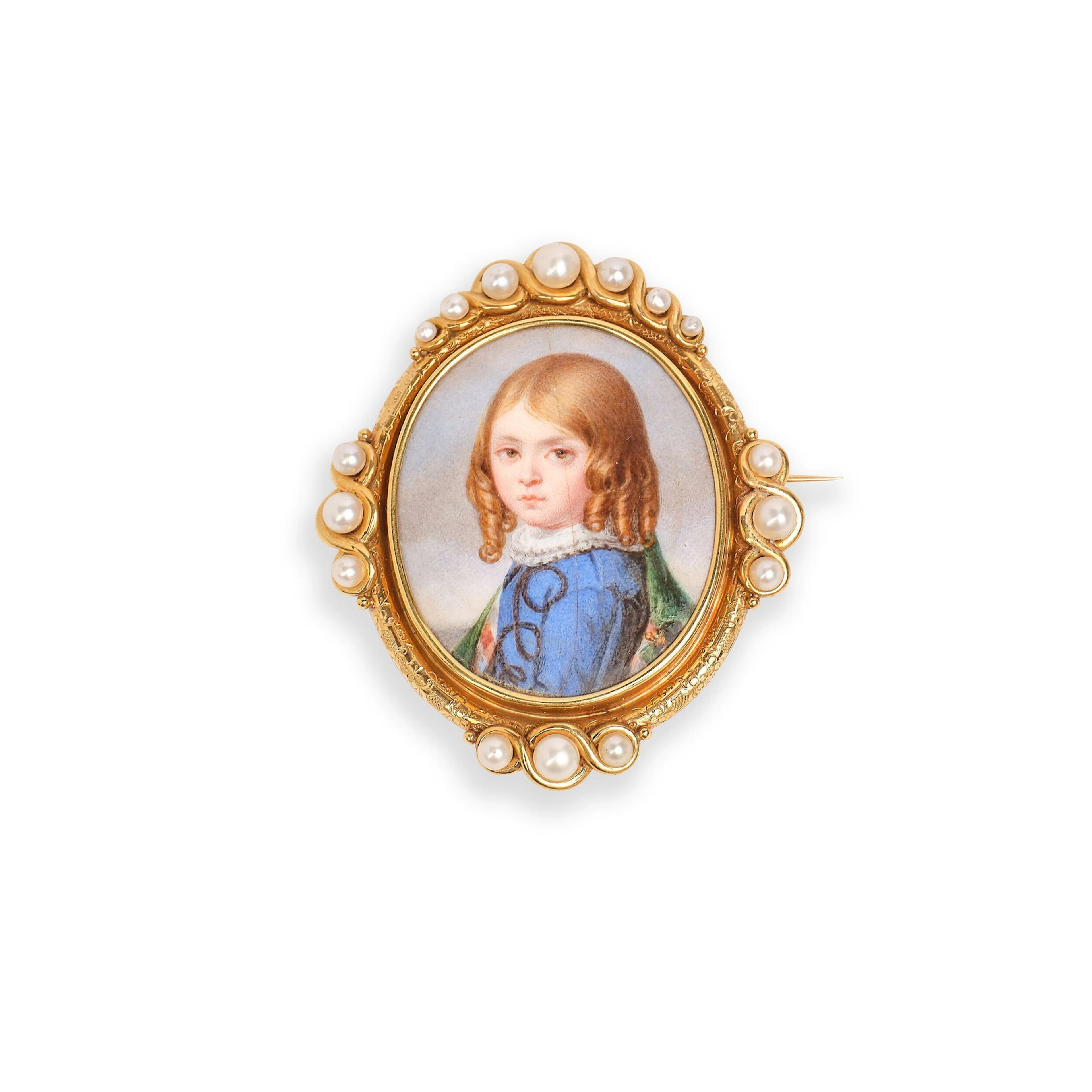 MINIATURE SUR PORCELAINE - Lot 193