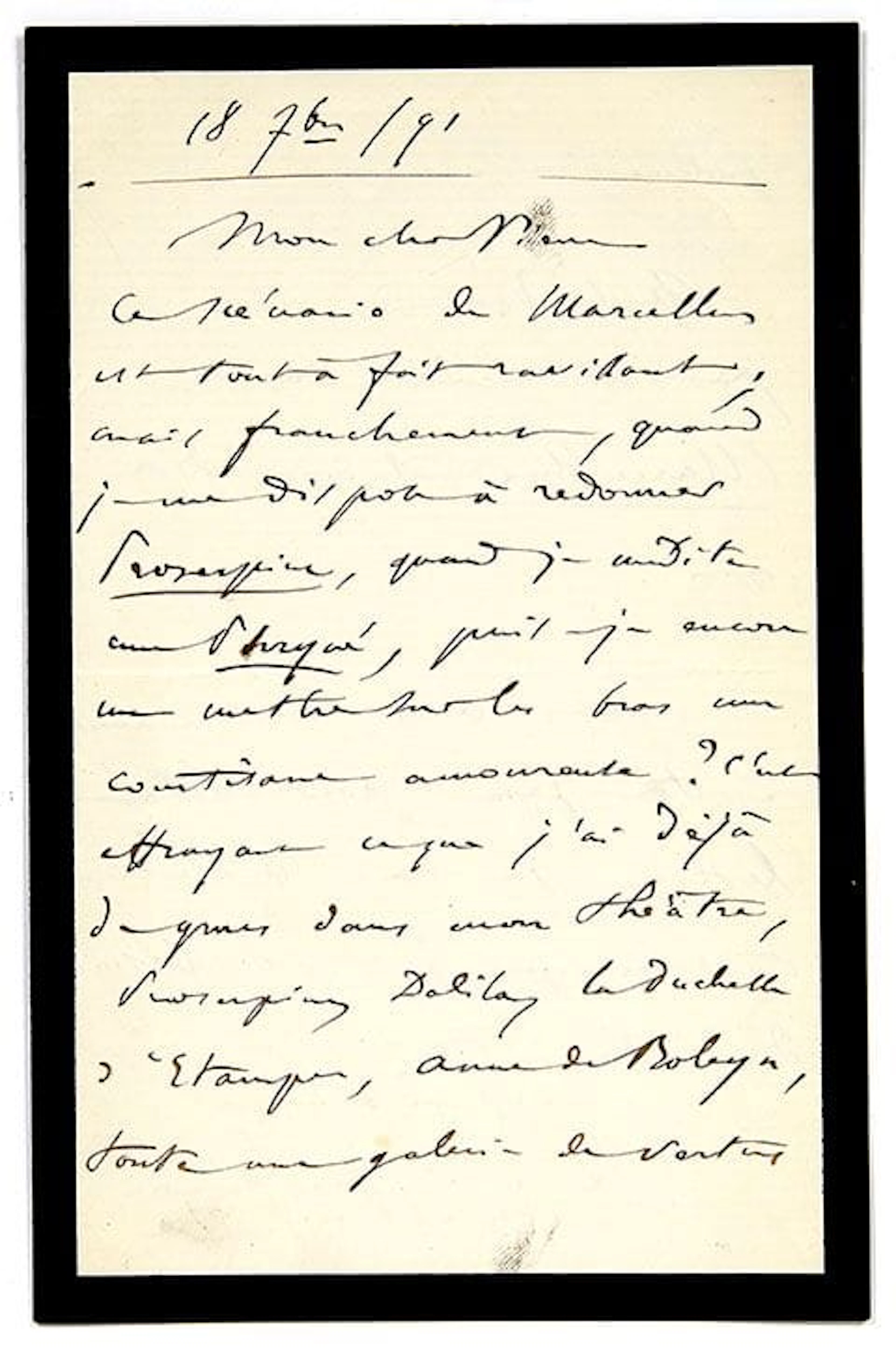 SAINT-SAËNS Camille (1835-1921). - Lot 391