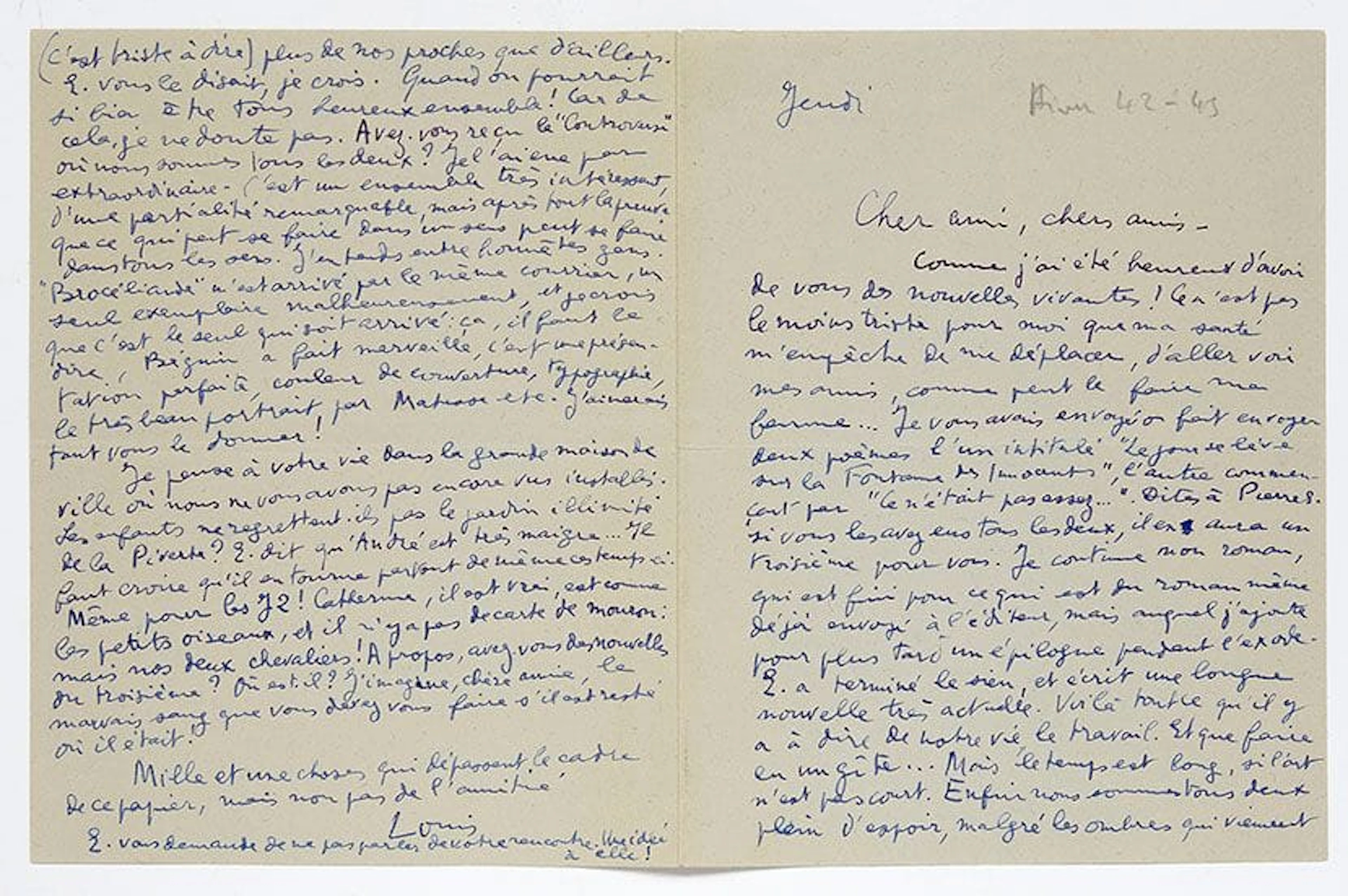 ARAGON Louis (1897-1982). - Lot 401