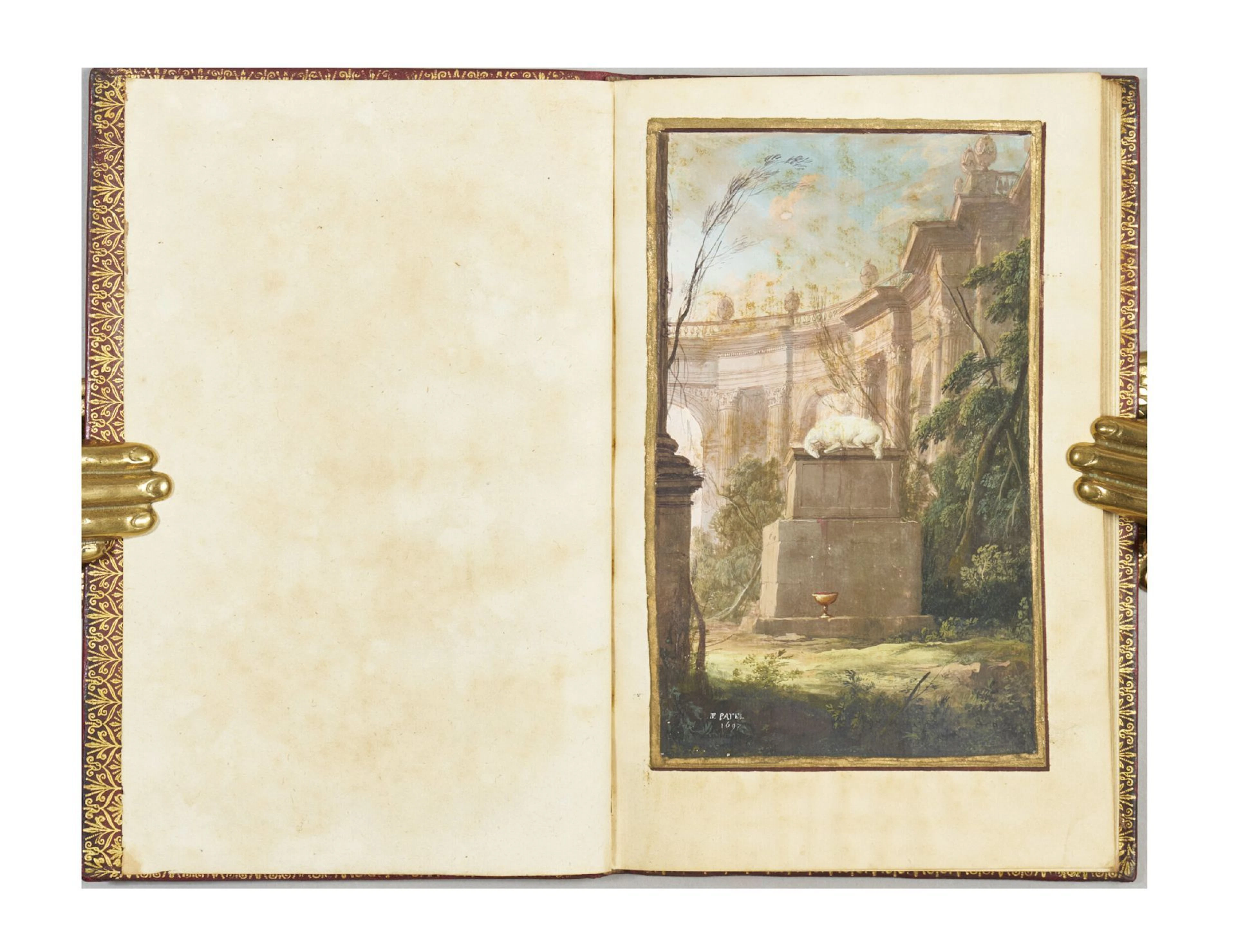 [17th century painted and illuminated manuscript.] - Lot 341