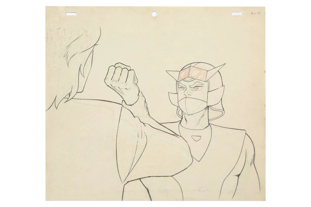 GOLDORAK, Pencil sketch. Directed by: Tomoharu KATSUMATA / Studio: