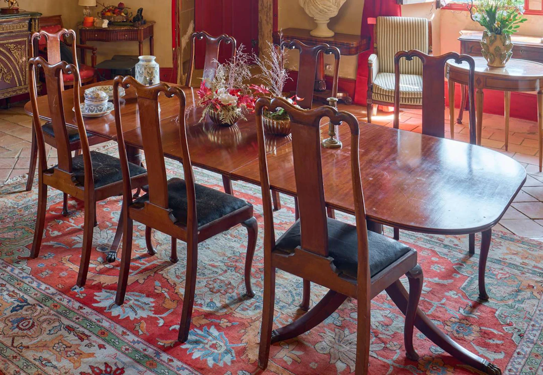 Dining set, made of wood