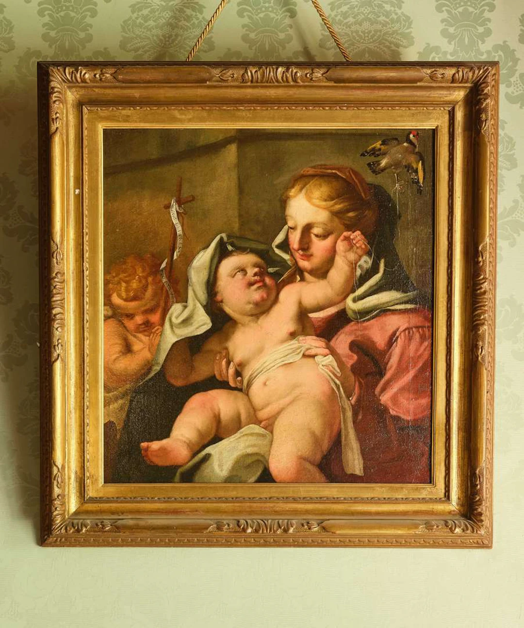 18th-century Italian school, The Virgin and Child with the Goldfinch