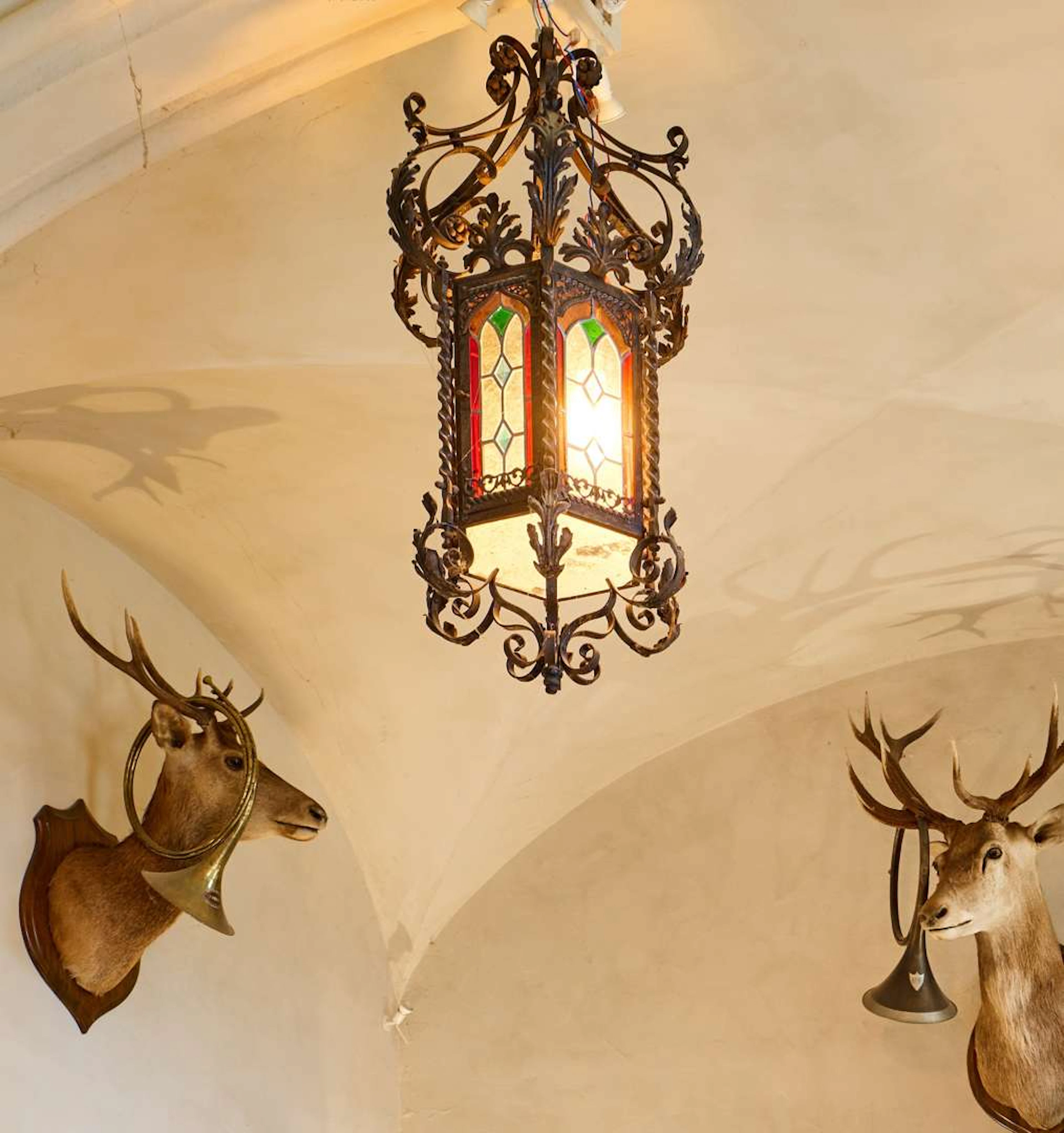 Lantern, made of wrought iron