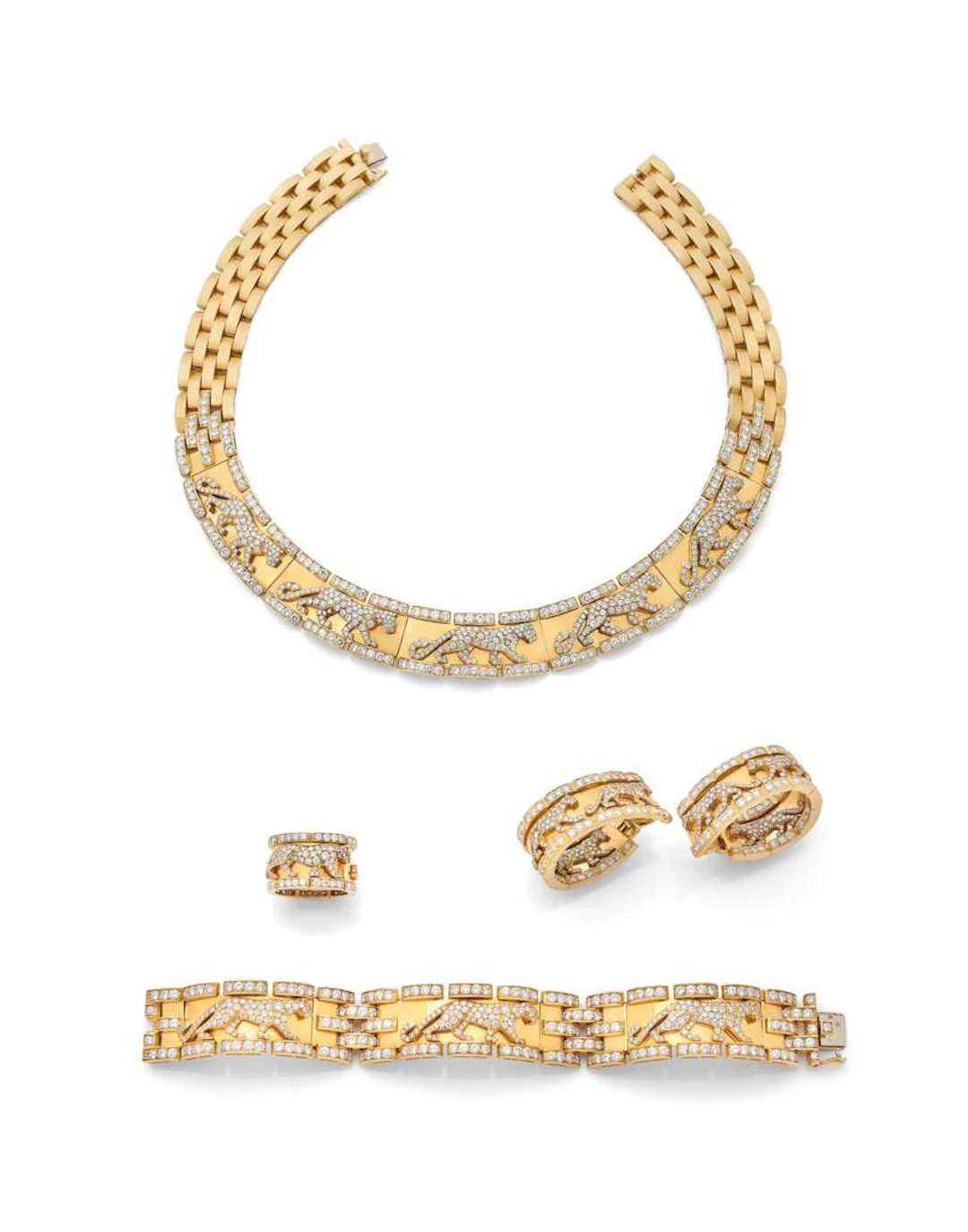 CARTIER, “Panther” Set