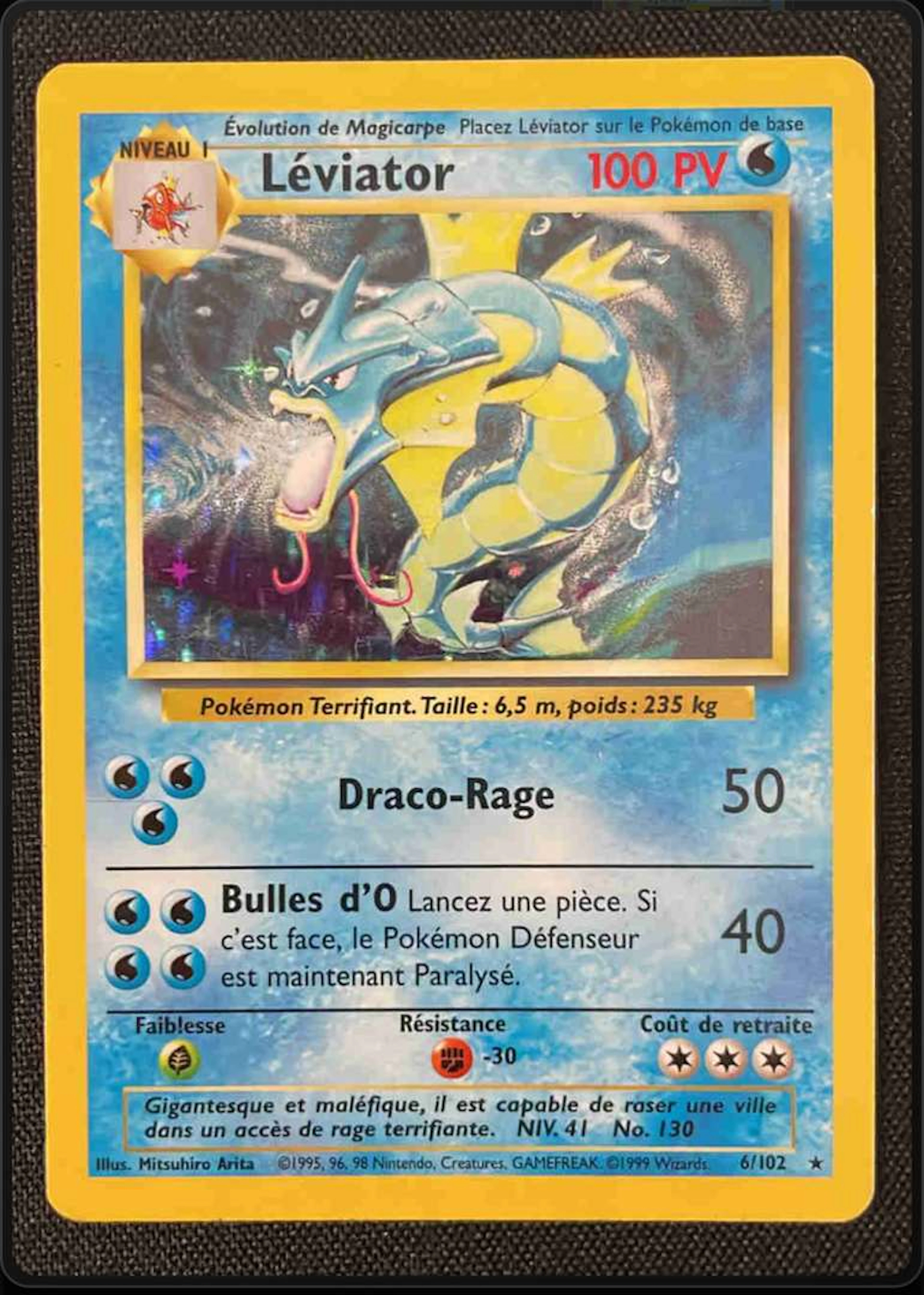 Pokémon: 5 holographic cards from the Basic Set
