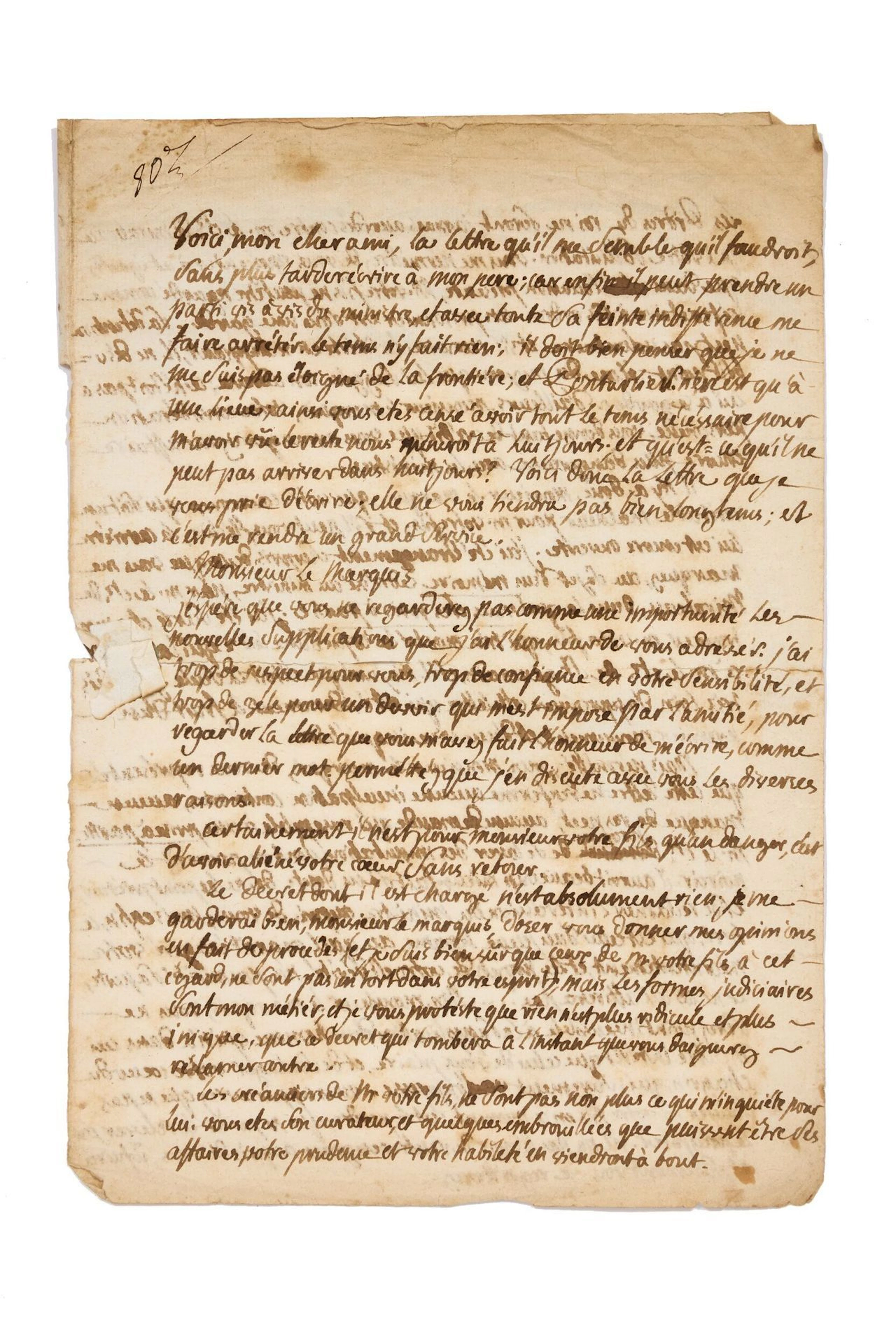 MIRABEAU Gabriel-Honoré de Riquetti, comte de (1749-1791) - Lot 258
